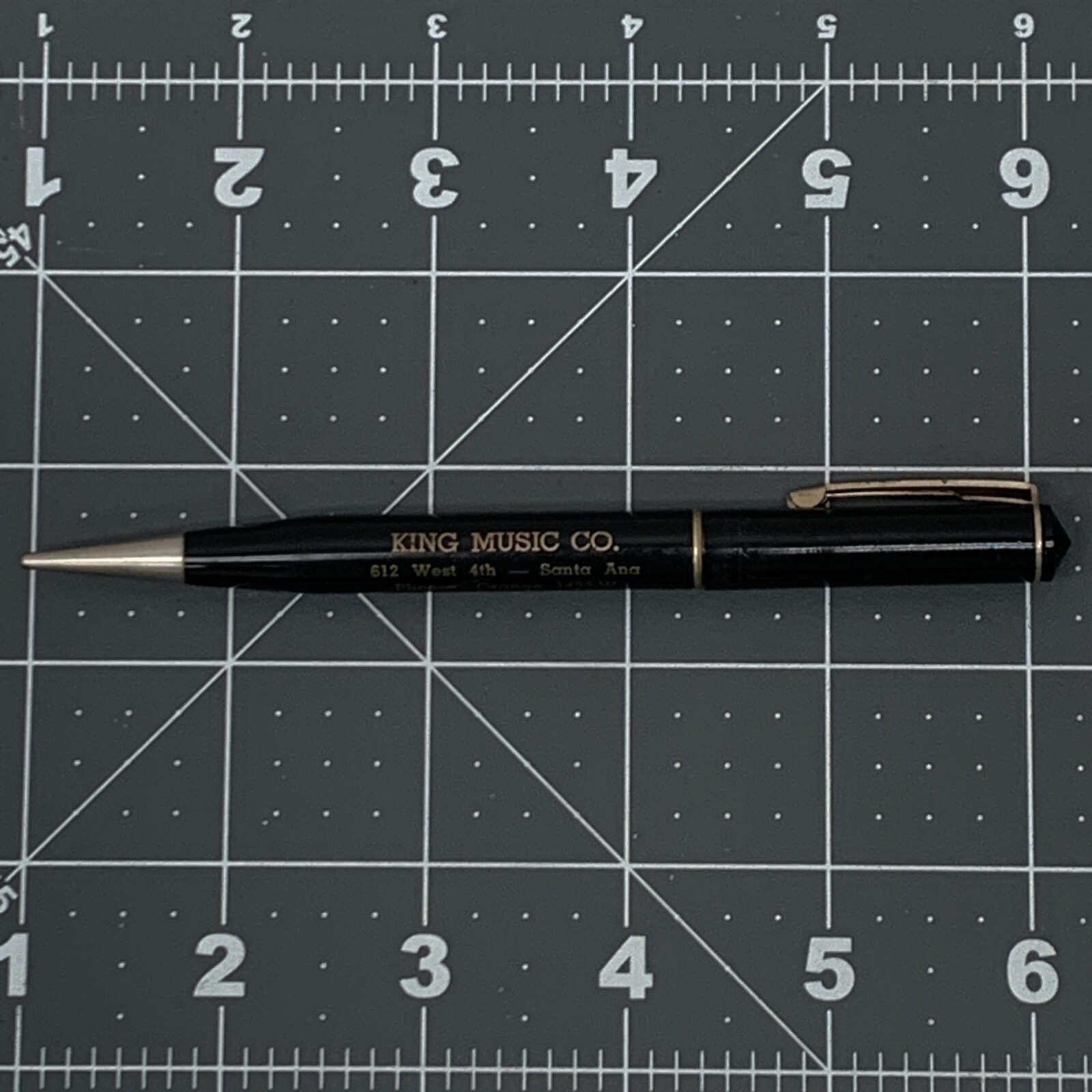 Vintage Ritepoint Mechanical Pencil USA King Music Co. Santa Ana California