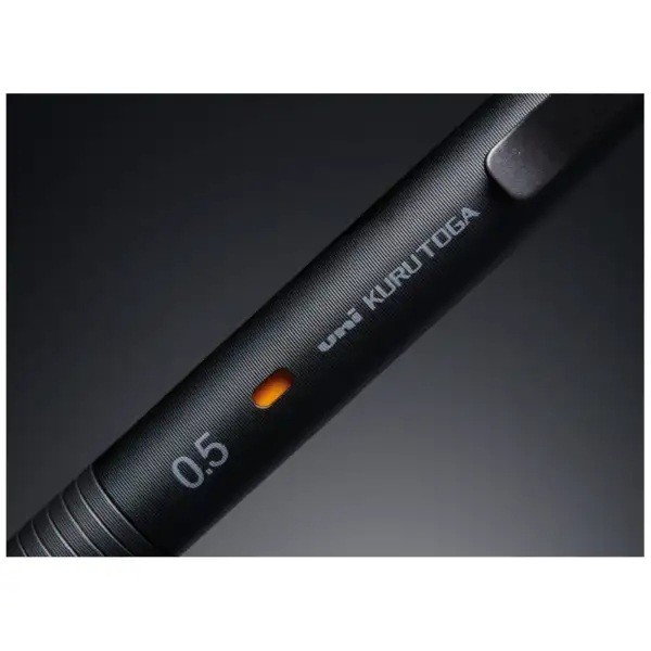 Uni KuruToga Metal Mechanical Pencil Nocturne Black 0.5mm M5KH1P.24 NEW Japan