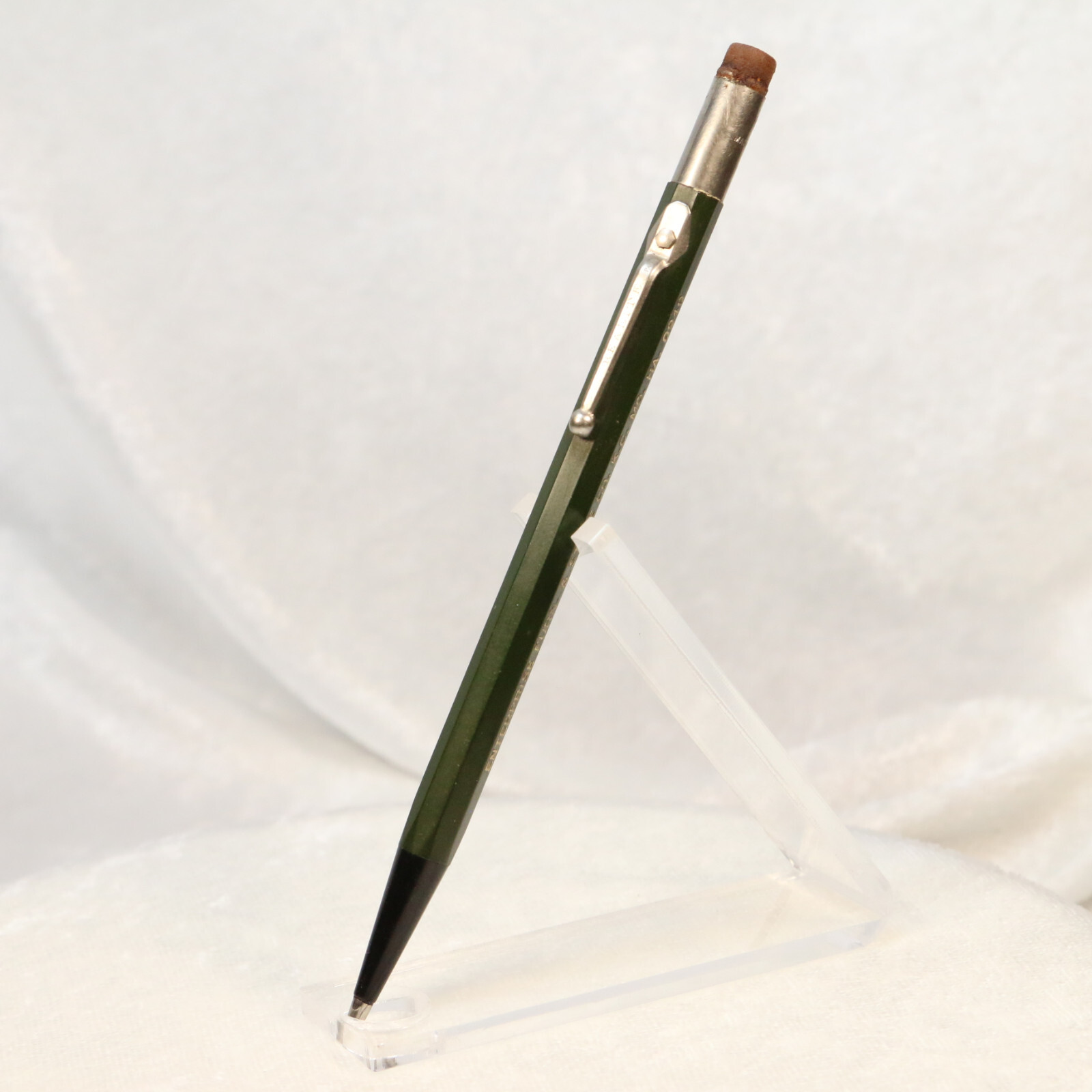Vintage REALITE Advertising Mechanical Pencil USA Green Enterprise Furnace Stove