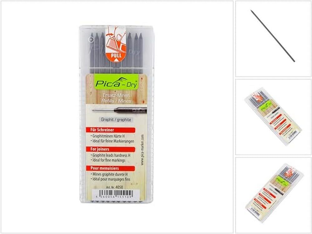 Dry – Pack of 10 Graphite H Leads with Blister Pack