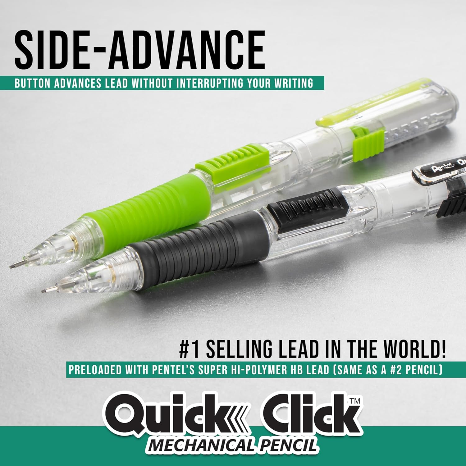 Quick Click Mechanical Pencil, (0.7Mm), Includes Refill Lead and Erasers, Pac…