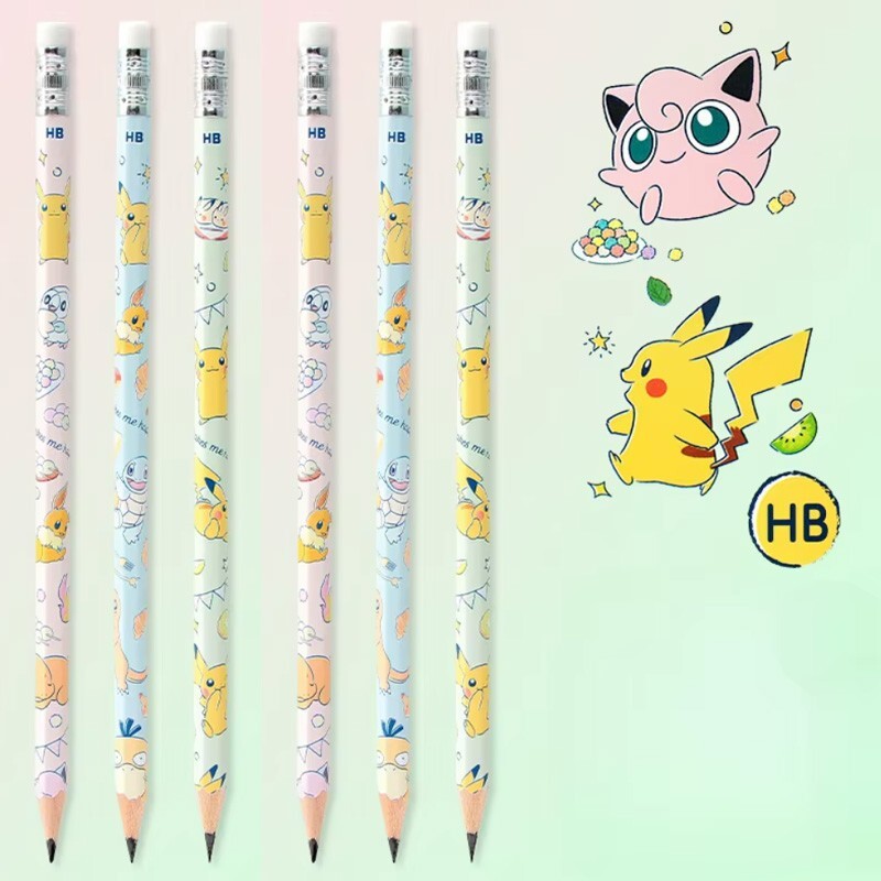 Pokemon – 1 Piece Pastel Pencil Evoli Pikachu Anime Manga Original NEW