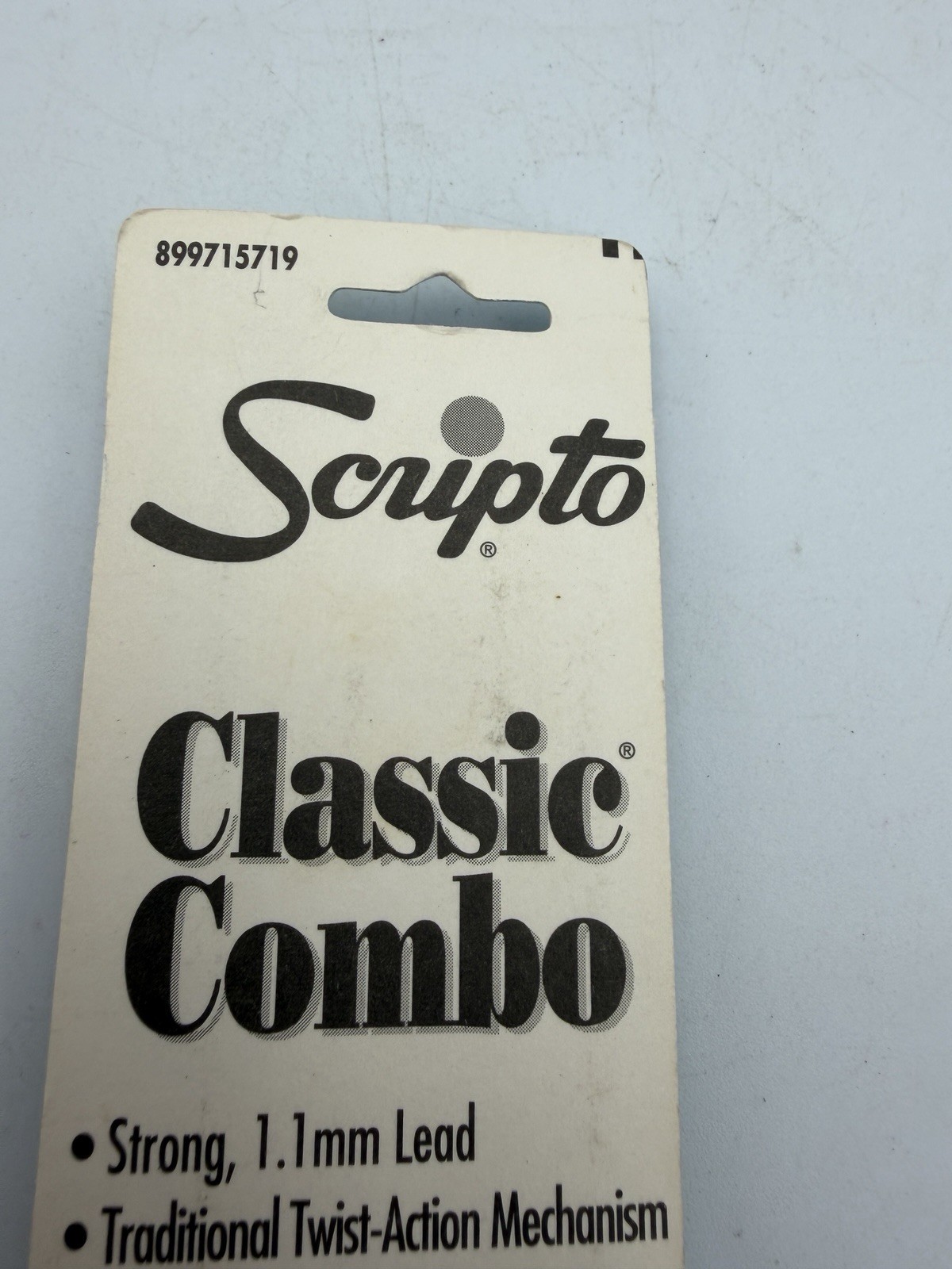 NEW SCRIPTO Classic Combo Vintage 1997 Mechanical Twist Pencil Long Lead Blue