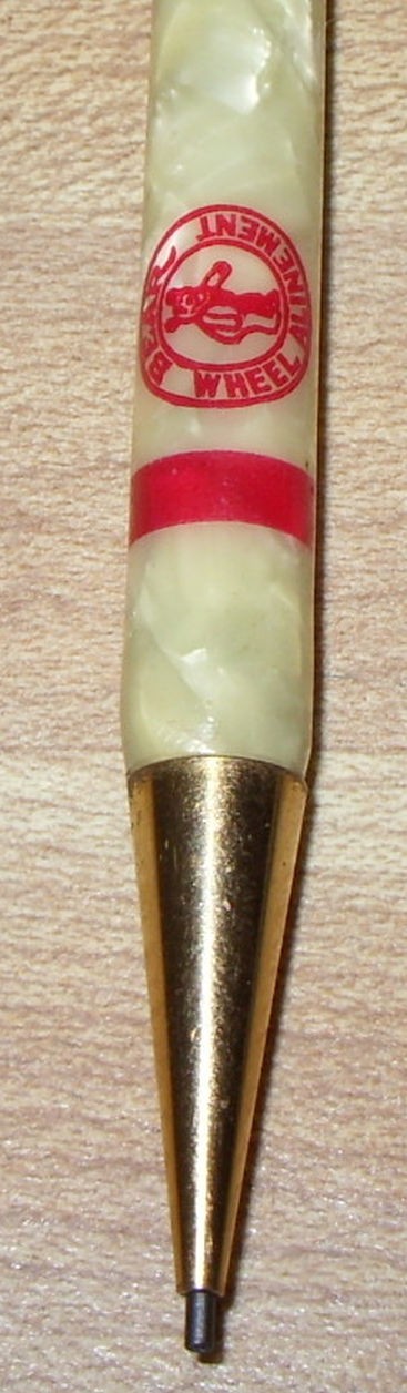 LOT OF 2 VINTAGE SALESMAN SAMPLE MECHANICAL ADVERTISING PENCILS