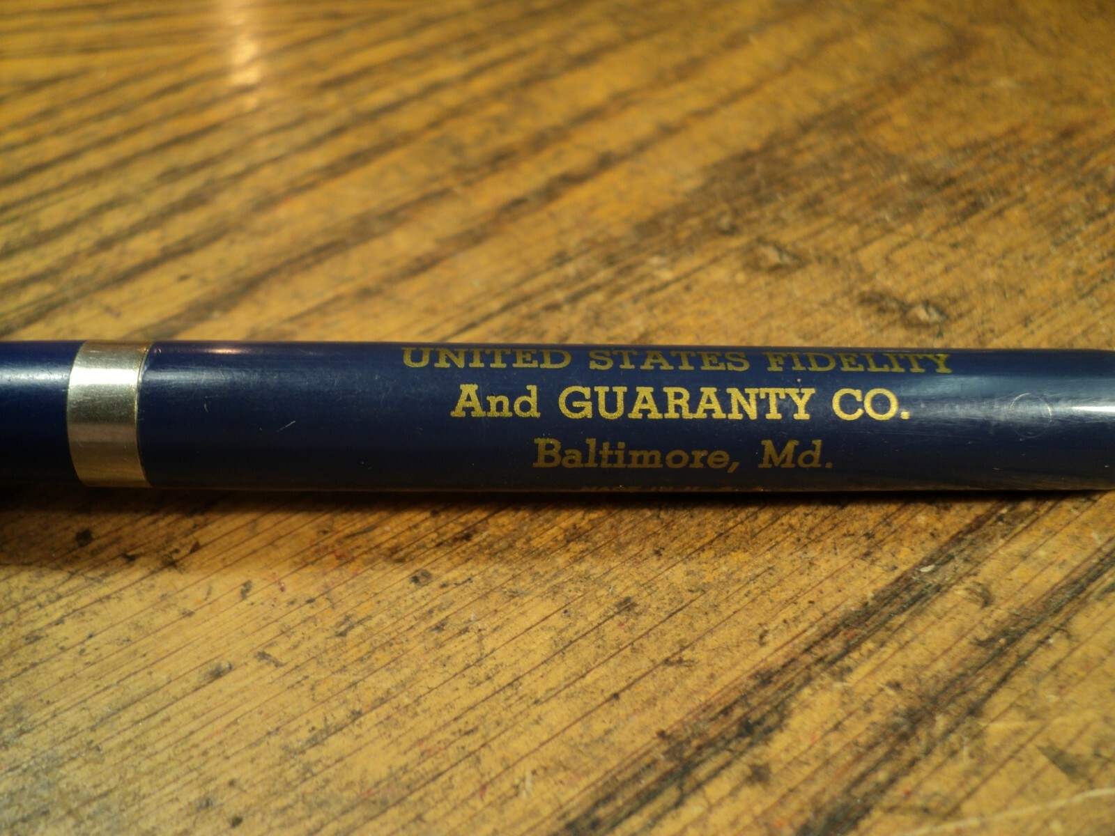 Vintage Mechanical Pencil United States Fidelity & Guaranty Co Baltimore MD