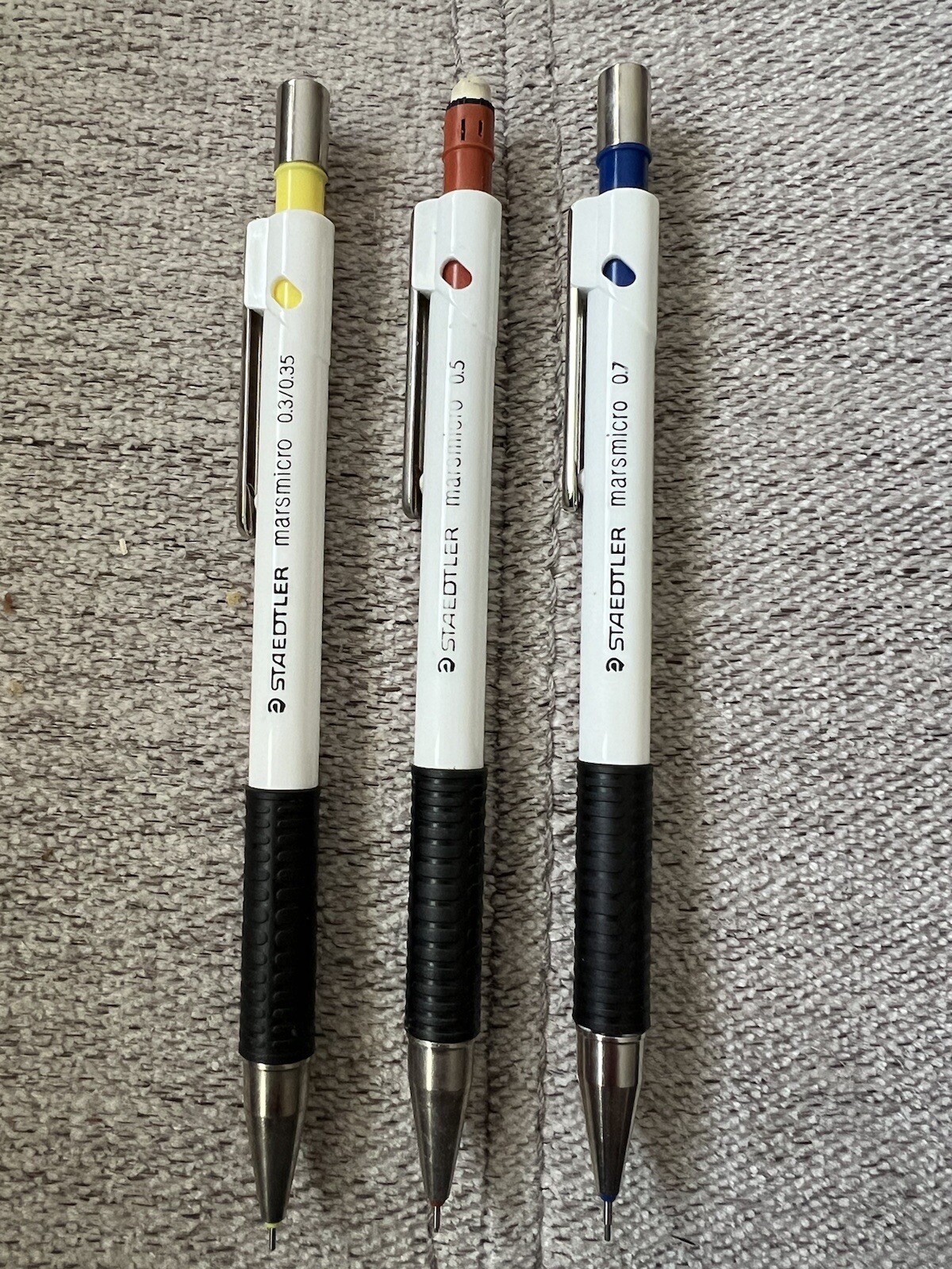 Staedtler Marsmicro Precision Pencil Set of 3 0.3mm 0.5mm and 0.7mm