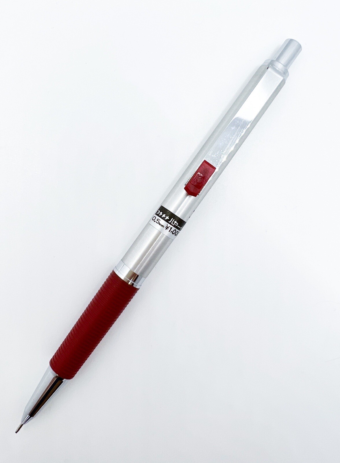 NOS PLATINUM HAYAAI 1st gen push matic sleeve Push Back Mechanical Pencil Red