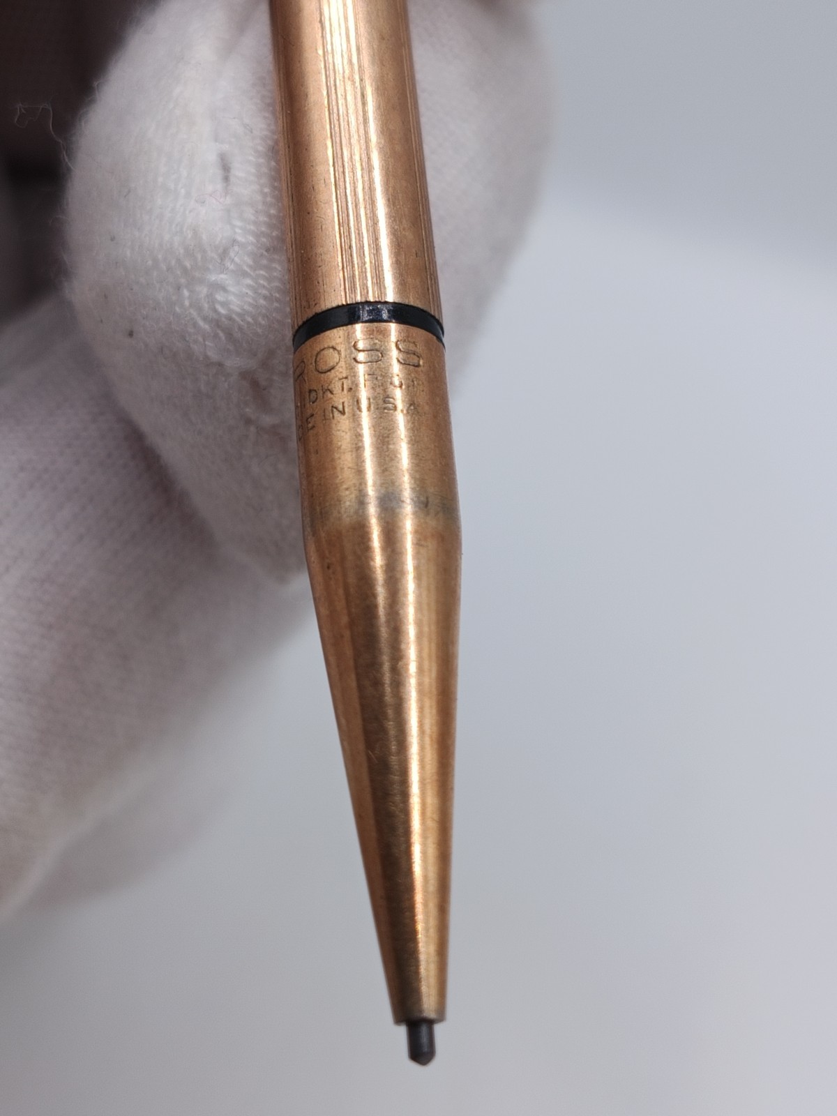 Vintage Cross 1/30 10KT Rolled Gold Plate Mini Mechanical Pencil Made in USA