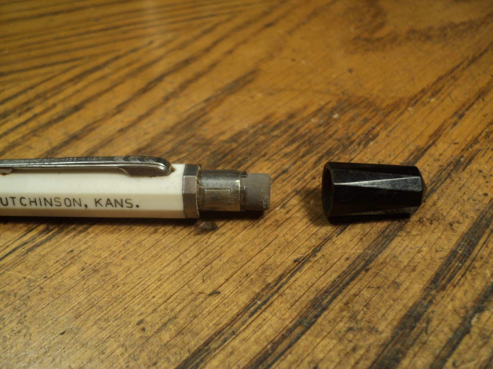 Vintage Autopoint Mechanical Pencil Frank F. Fee Realtor Hutchinson Kans USA