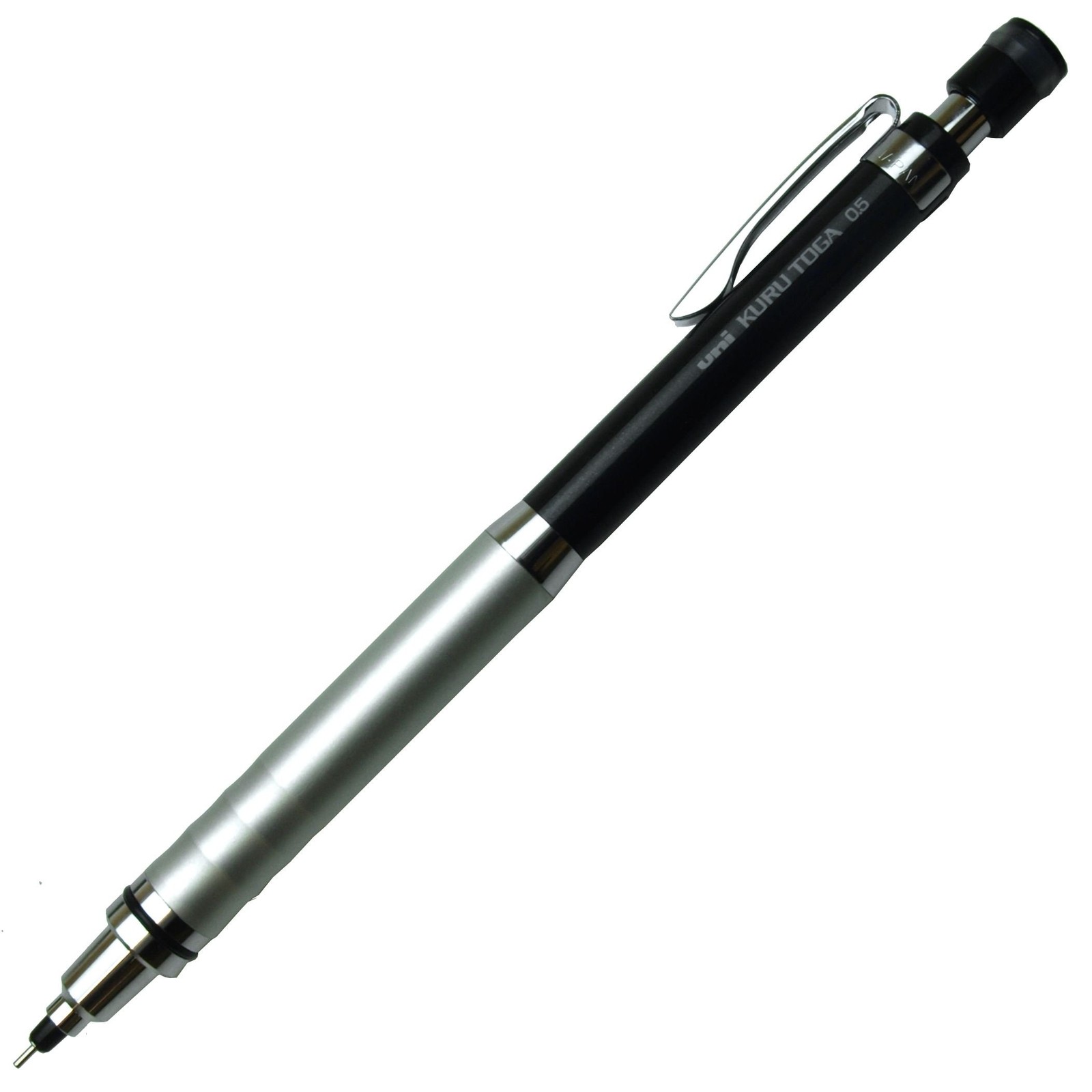 Uni Kuru Toga 0.5 mm High Grade Auto Lead Rotation 1 Count (Pack of 1), Black