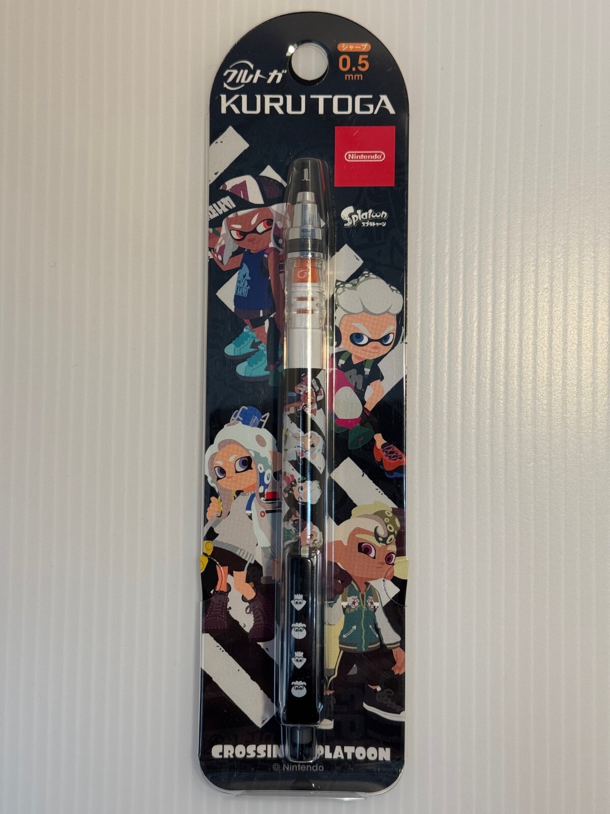 Mechanical pencil 0.5mm uni Kurutoga Crossing Splatoon Nintendo Game Japan