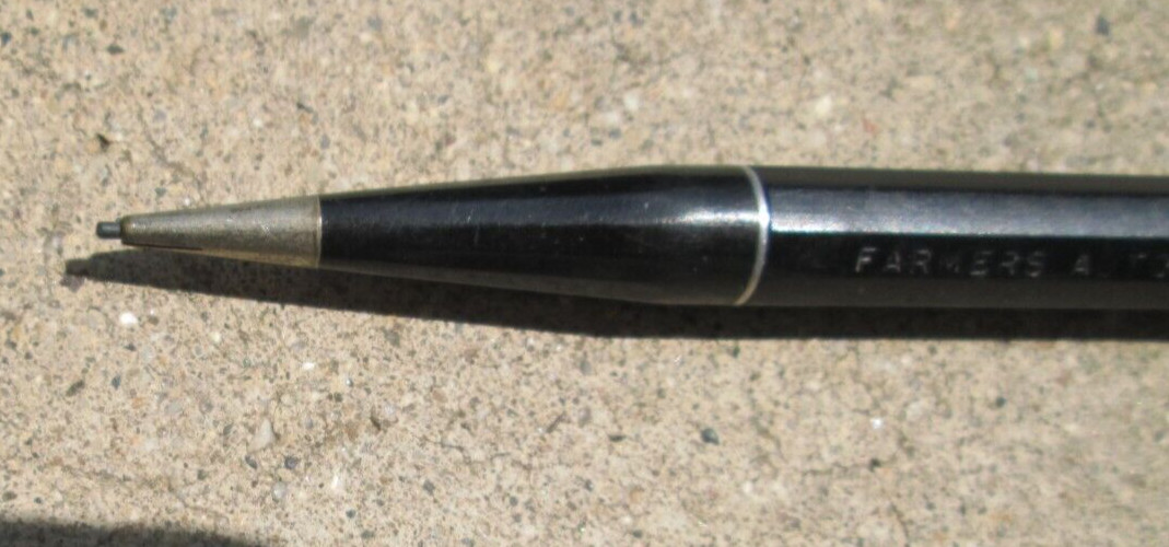 VTG Lot of 2 Mechanical Pencils From Farmers Auto Automobile Insurance Pekin IL