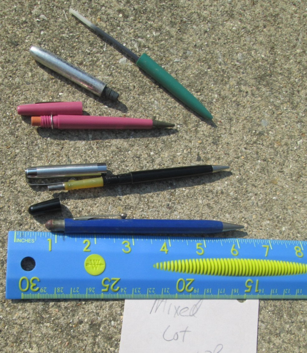 Lot of 3 Wearever & 1 Silverline Mechanical Pencils/Ball Point Pen Vintage
