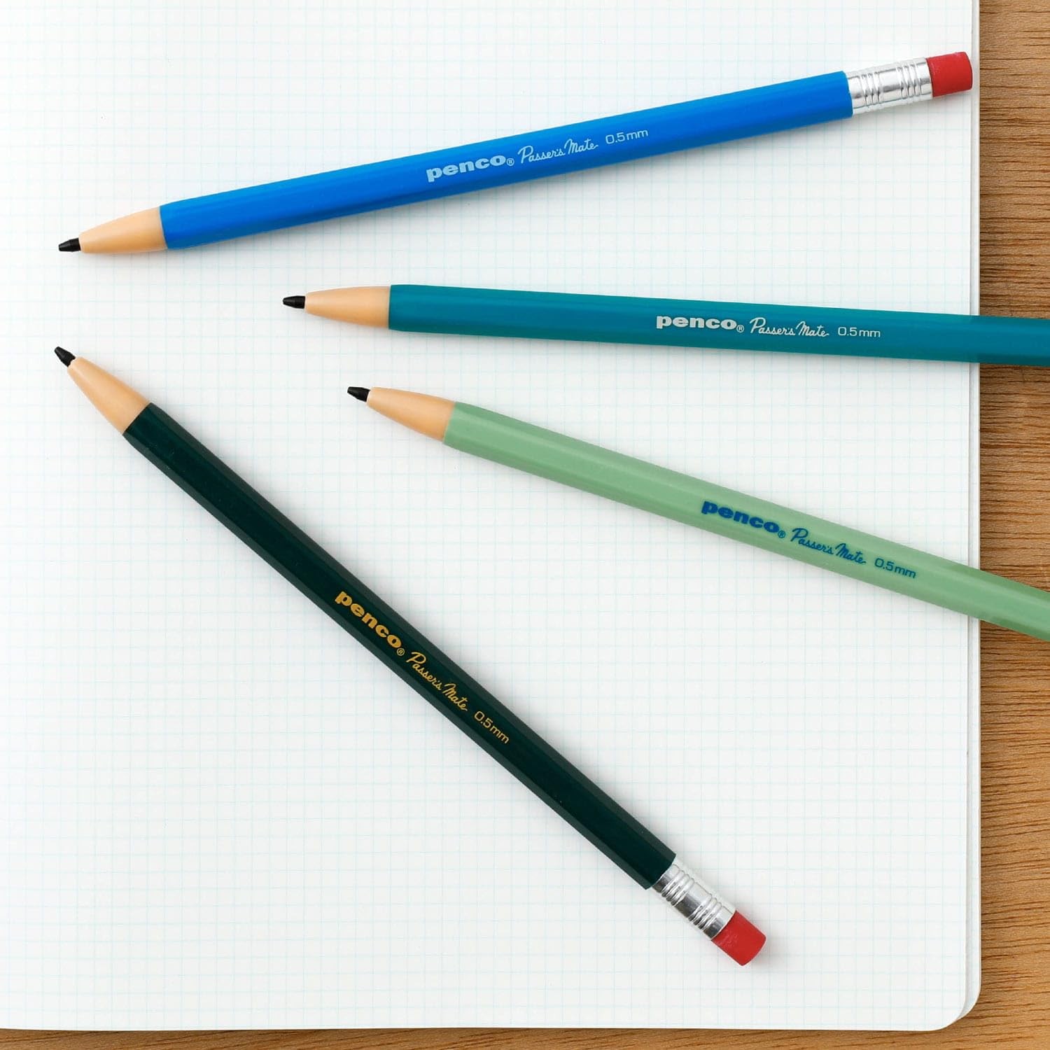 Penco Passers Mate Mechanical Pencil, Cobalt Blue