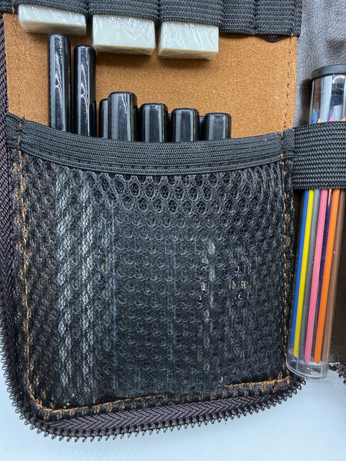 Nicpro 30PCS Art Mechanical Pencil Set in Leather Case, Metal Drafting Pencil 0.