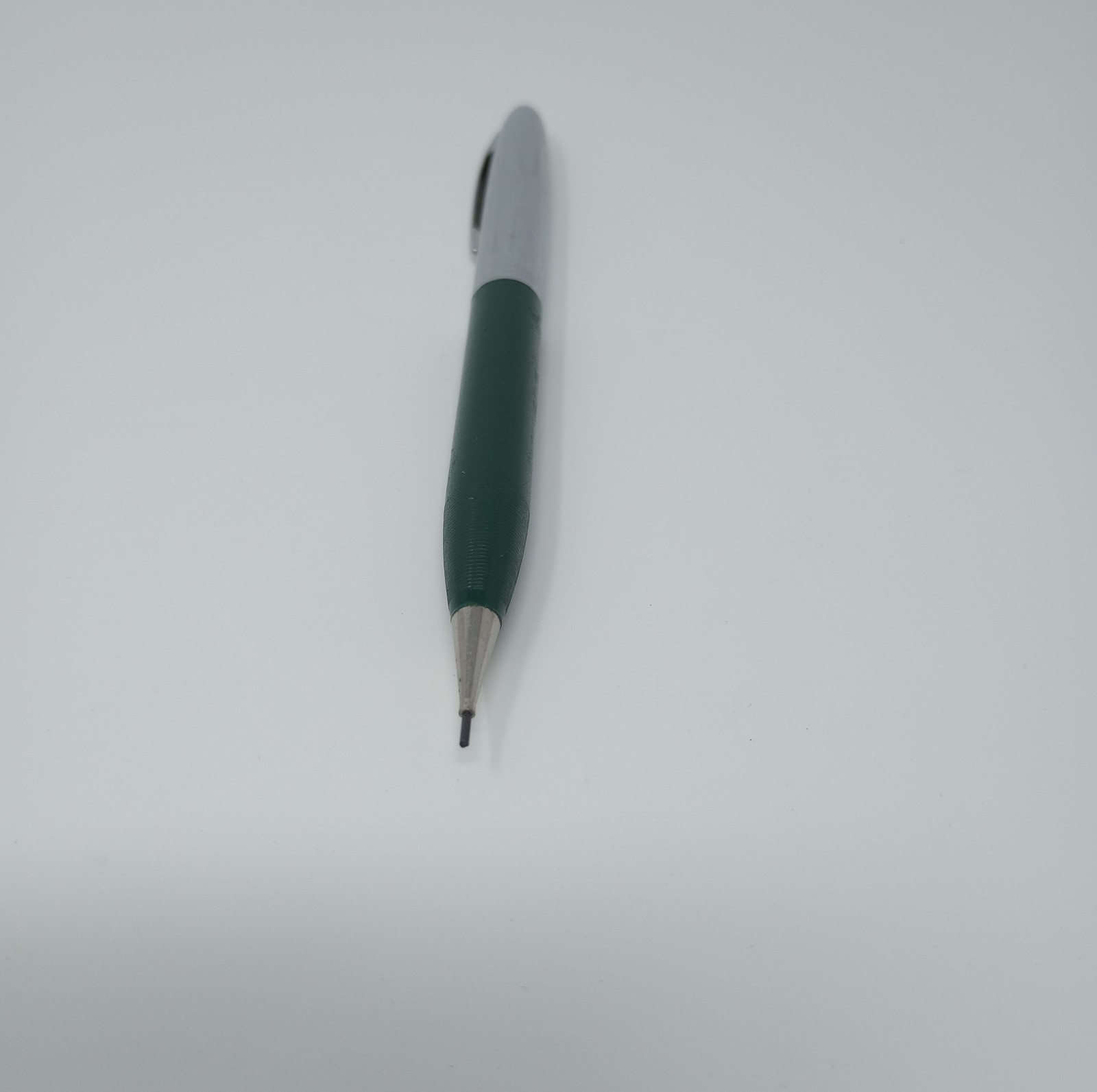 Vintage Fineline Sheaffer Pen Company Green & Chrome Mechanical Pencil WORKS!