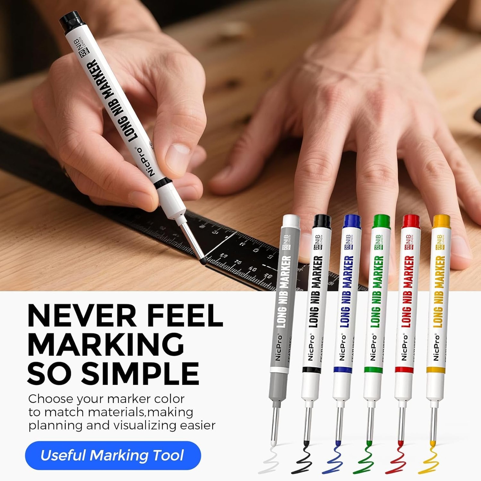 Carpenter Pencils Set with Sharpener, Mechanical Pencil 2.0mm, 169PCS Refills
