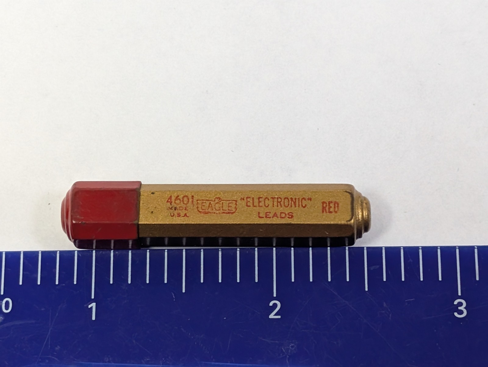 Vtg Eagle Electronic Pencil Refill Leads #4601 Red