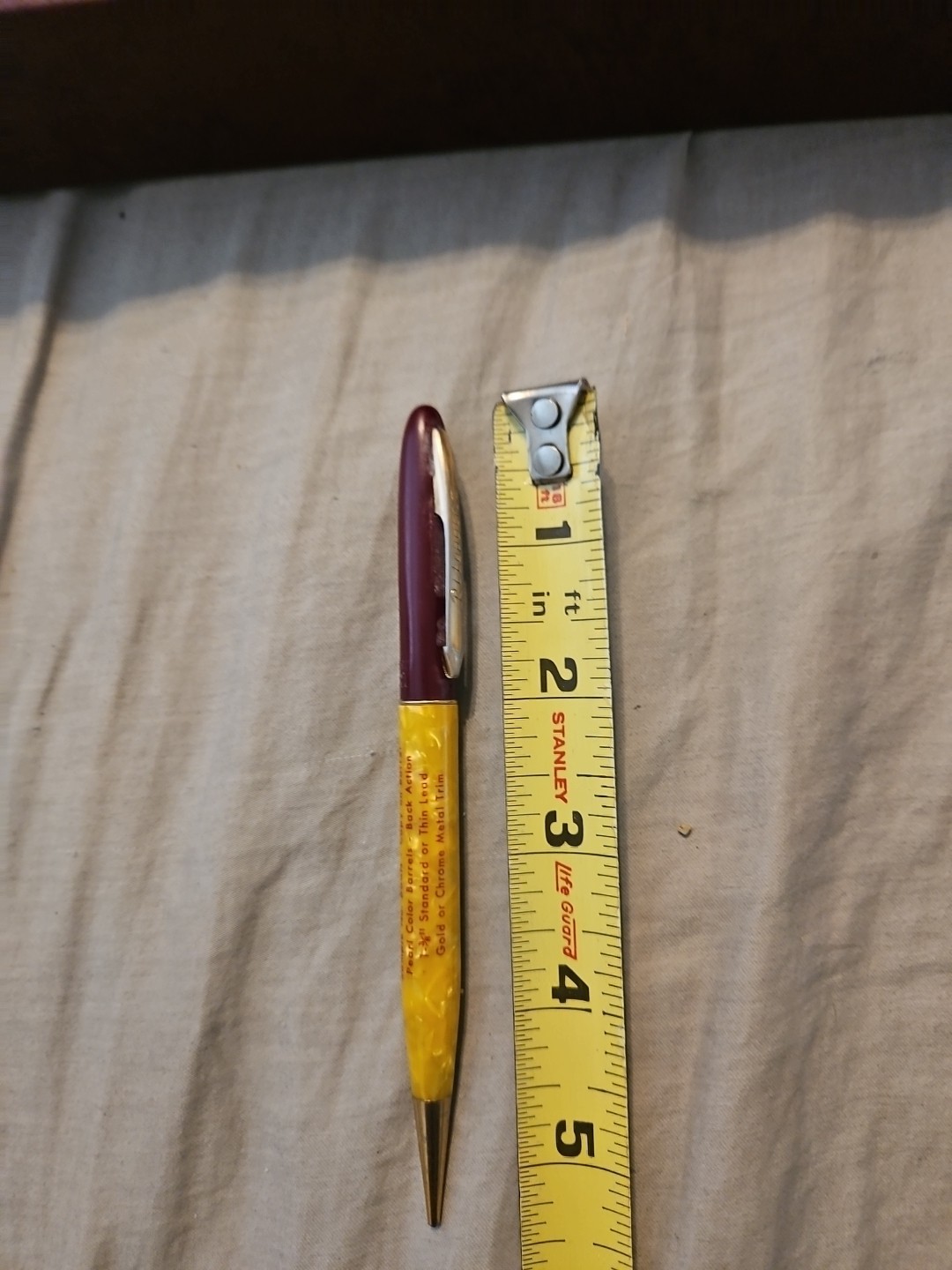 Vintage Ritepoint Mechanical Pencil Bird dog Gazette. Saint louis Mo. Works