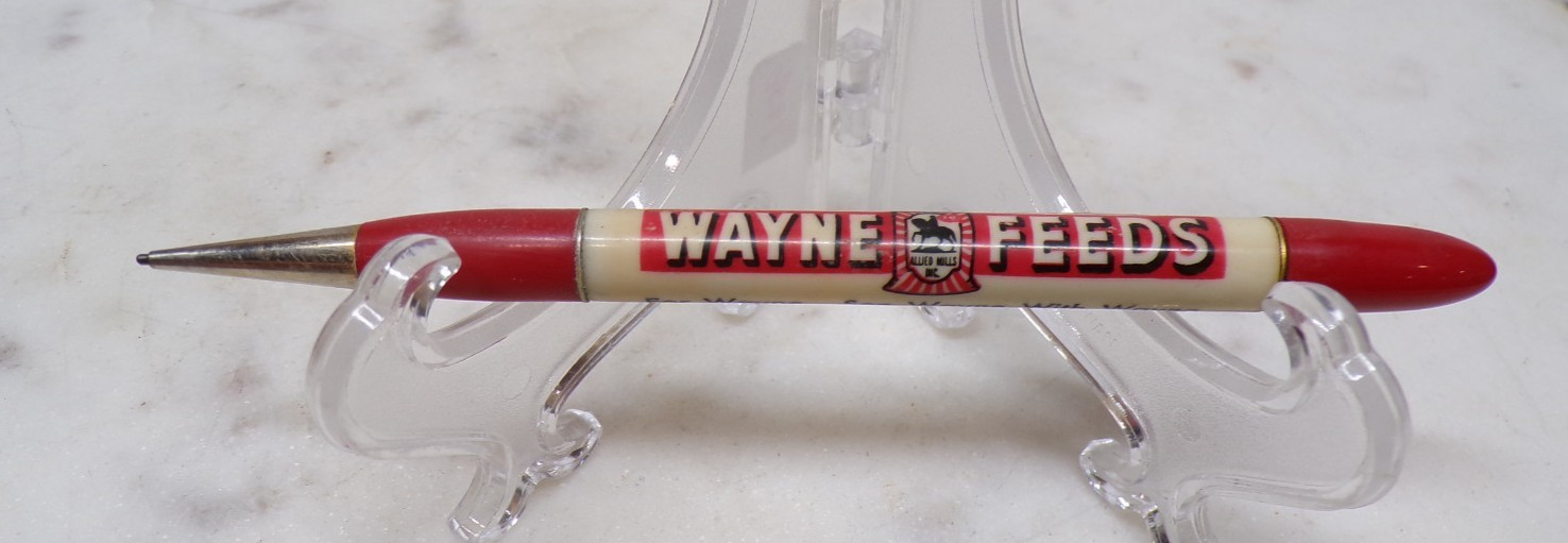 Wayne Feeds For Wayne See Wayne With Wayne Mech Pencil Des Moines Iowa-B FAMILY?