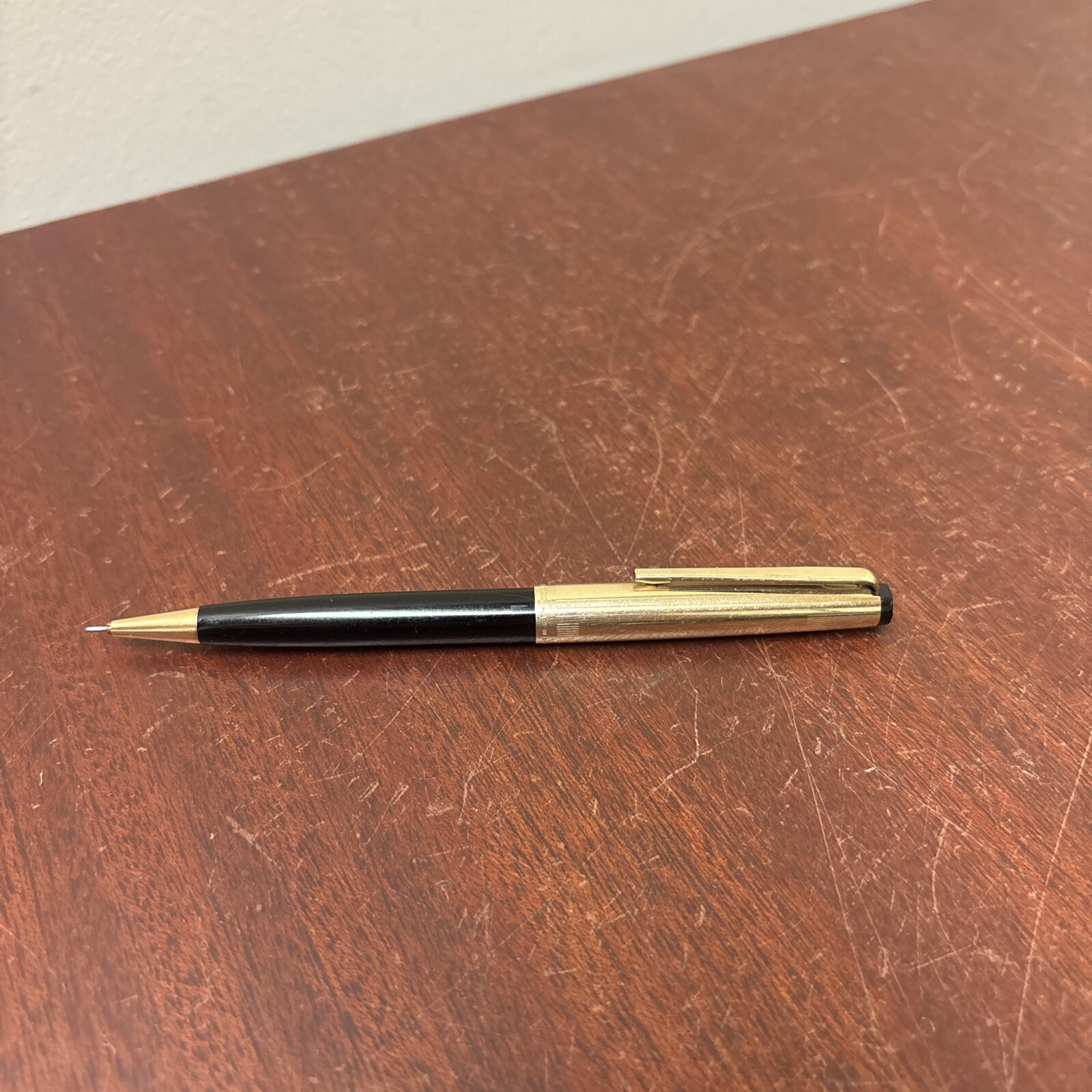 Vintage GEHA Rolled Gold Black Mechanical Pencil