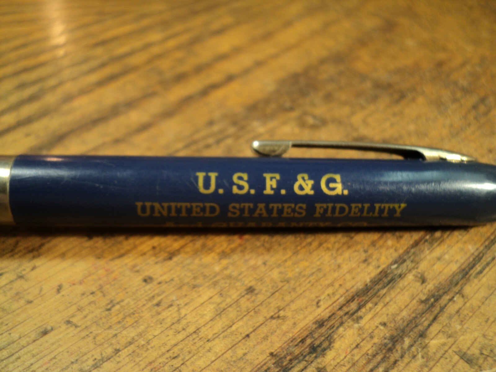 Vintage Mechanical Pencil United States Fidelity & Guaranty Co Baltimore MD