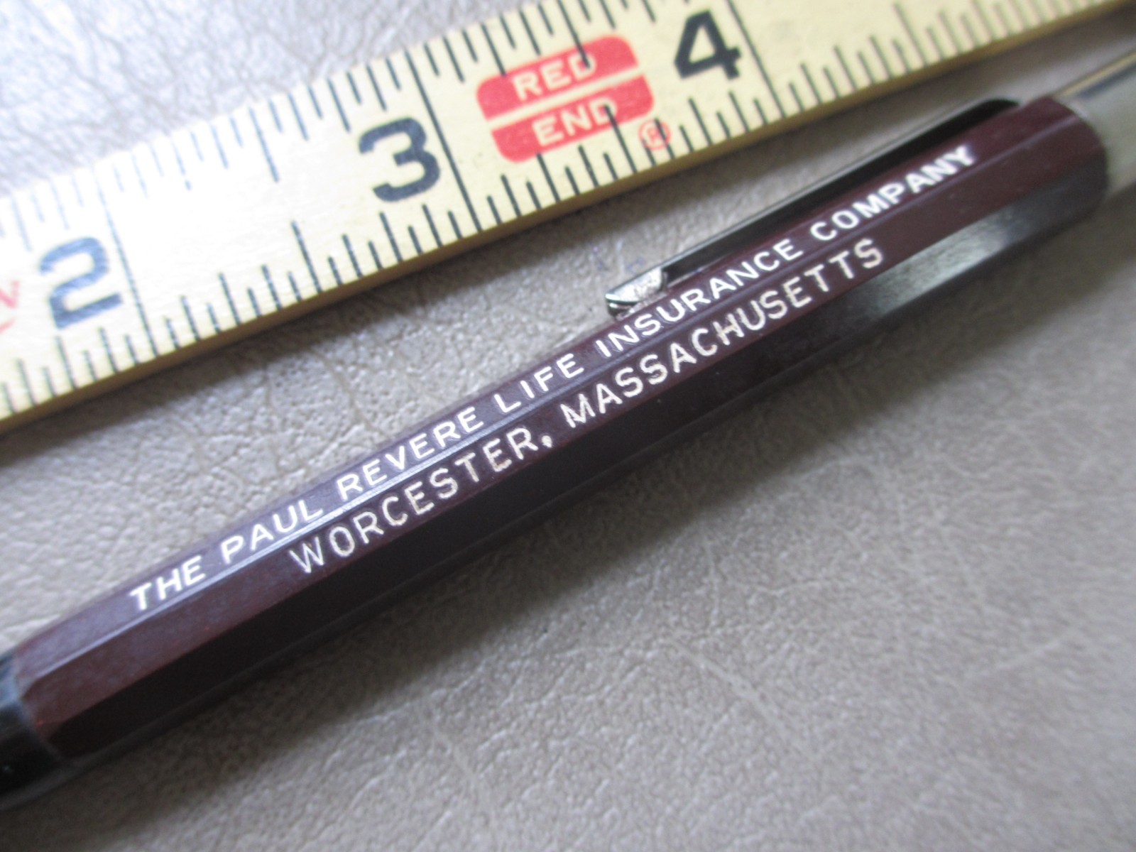 VINTAGE ADVERTISING Paul Revere Insurance Fat Jumbo AUTOPOINT MECHANICAL PENCIL