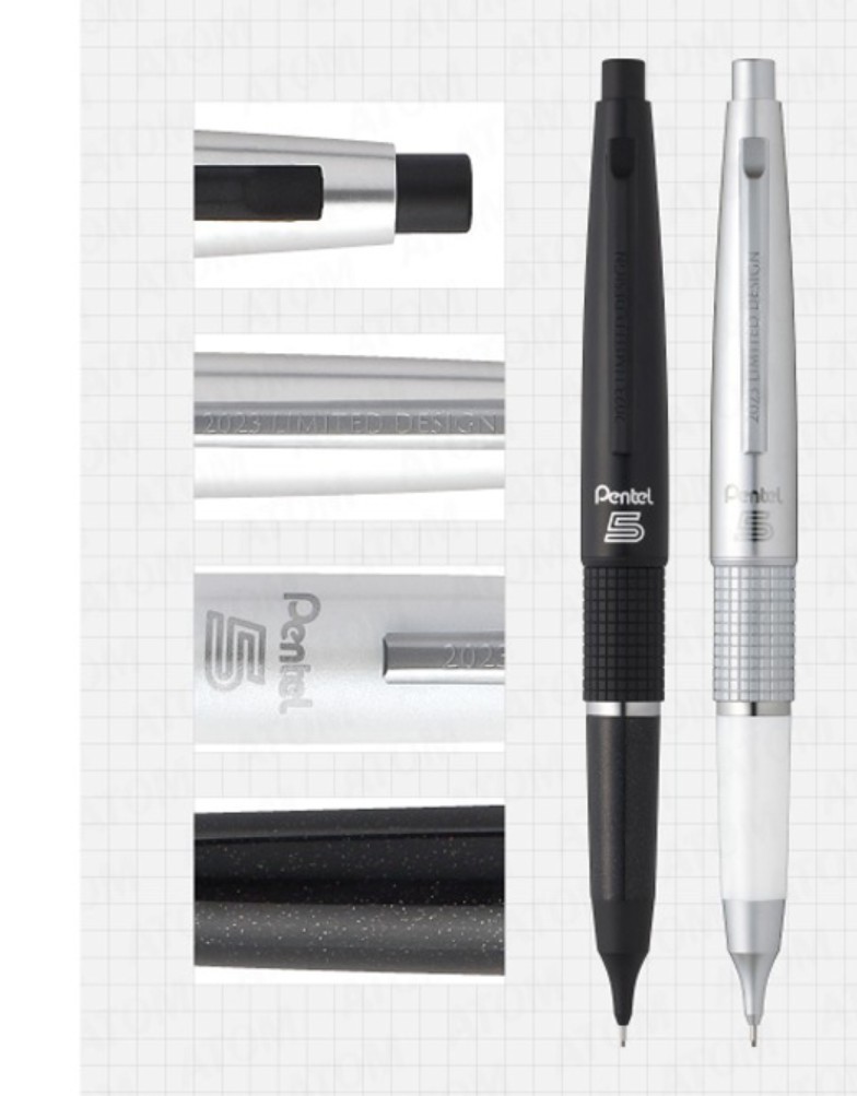 Pentel Kerry 0.5mm Mechanical Pencil 2023 Limited White Pearl P1035L NEW
