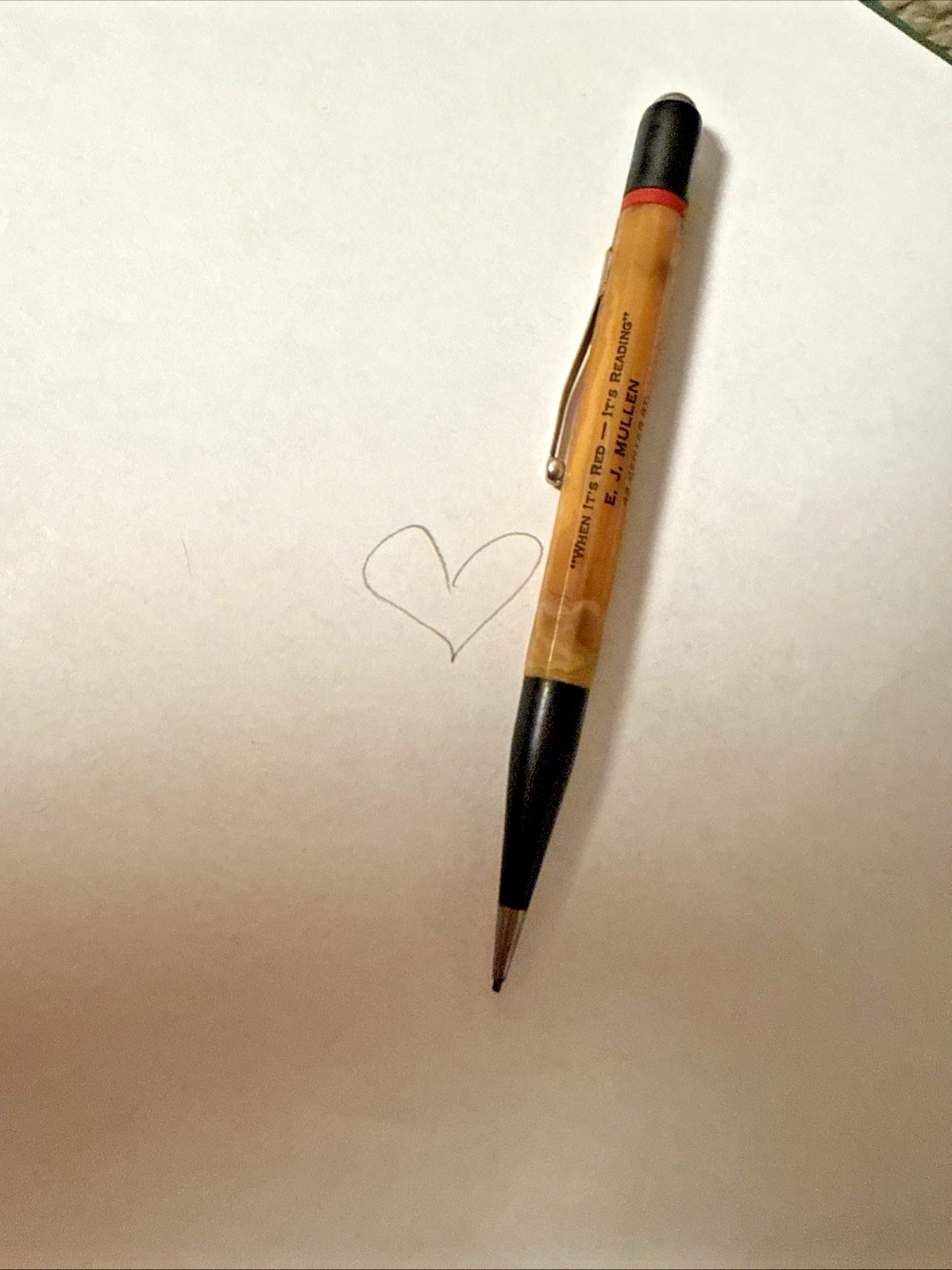 Vintage Redipoint Mechanical Pencil Advertising