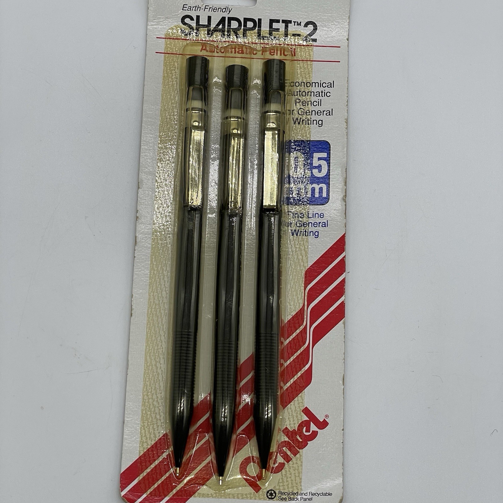 Vintage 3 Pack New Old Stock Pentel Sharplet 2 Automatic Pencil, 0.5mm JAPAN