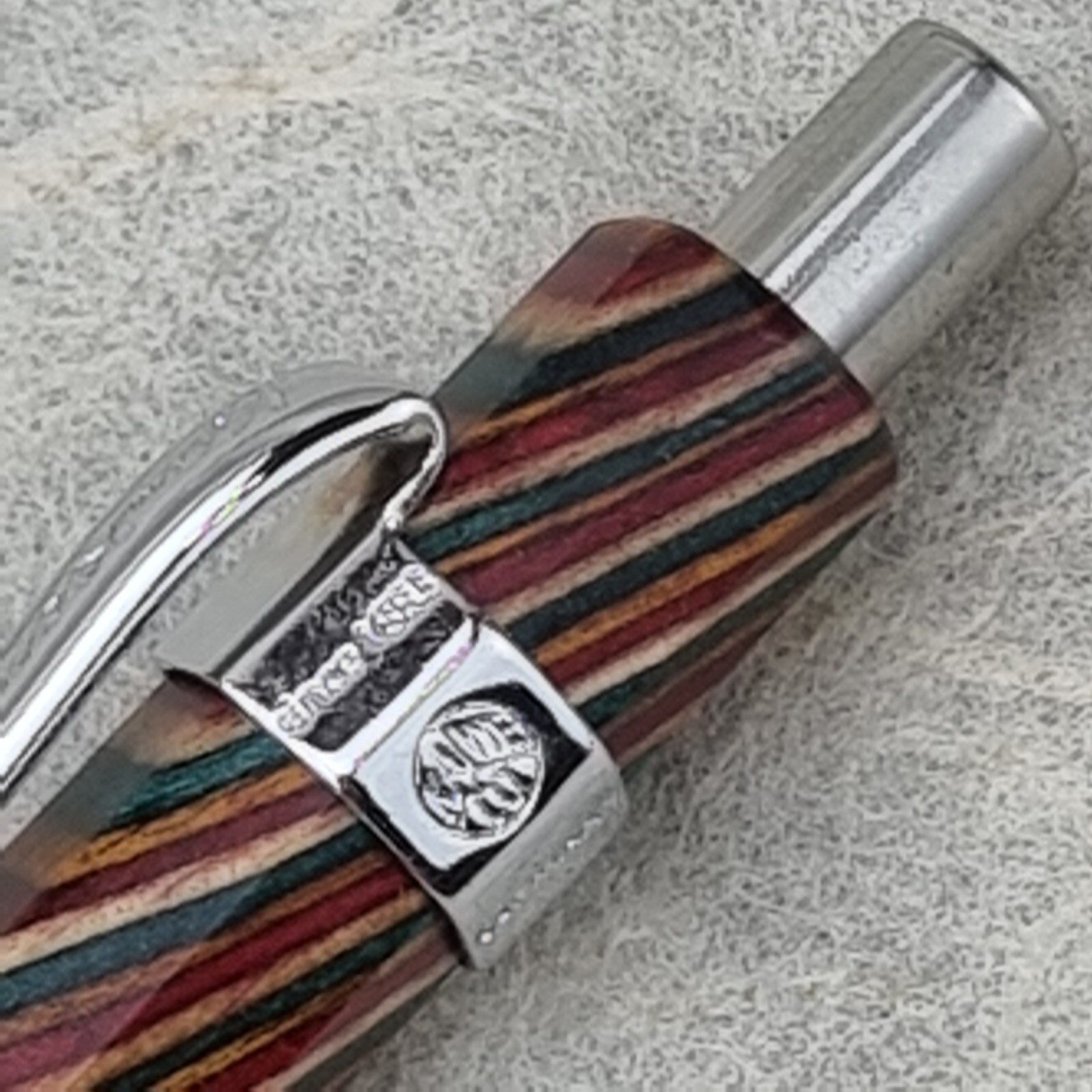 Hand Crafted Pentel P-205(0.5mm) Mechanical Pencil with Octagonal Wood Barrel