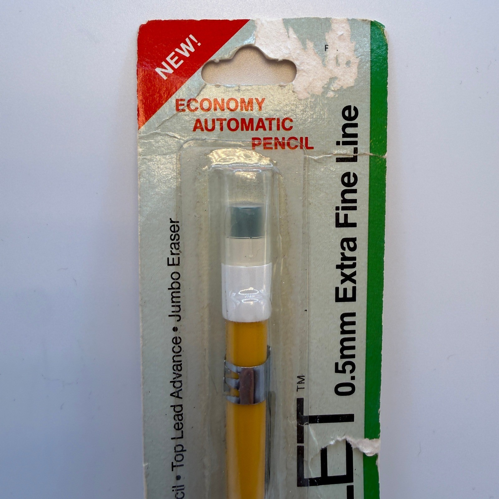 Pentel Sharplet Mechanical Pencil 0.5mm Yellow Vintage P15BP New Extra Fine Line