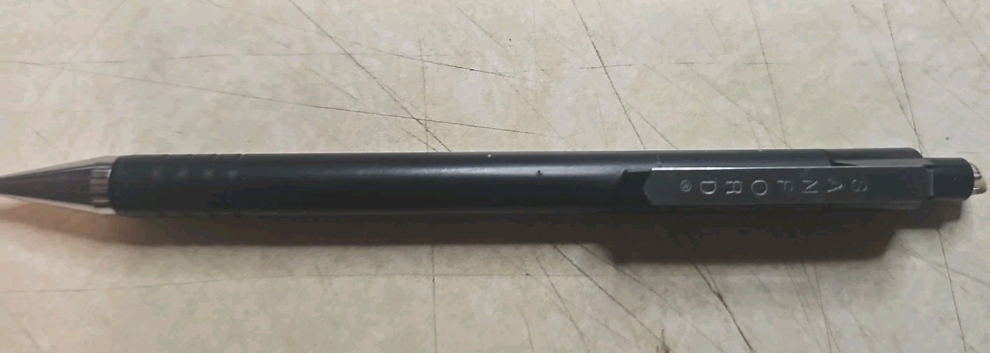 VTG Sanford DIGIT 0.5mm Mechanical Pencil Black, Japan, Missing Eraser Cap.