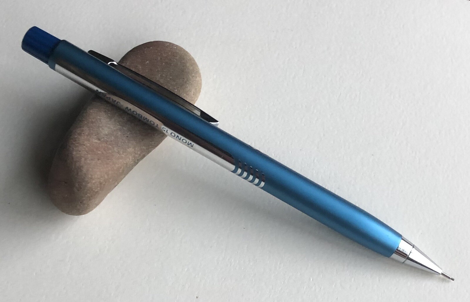 Vintage TOMBOW MONO 15 Mechanical Pencil .5mm Lead Sticker NOS Blue Japan