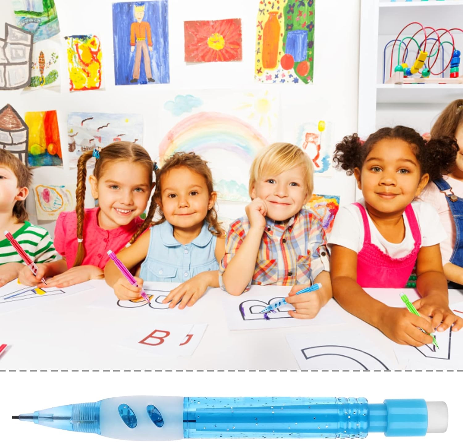 ® 12 Pcs Mini Mechanical Pencils 0.7 Mm Automatic Pencils with Erasers Small Pen