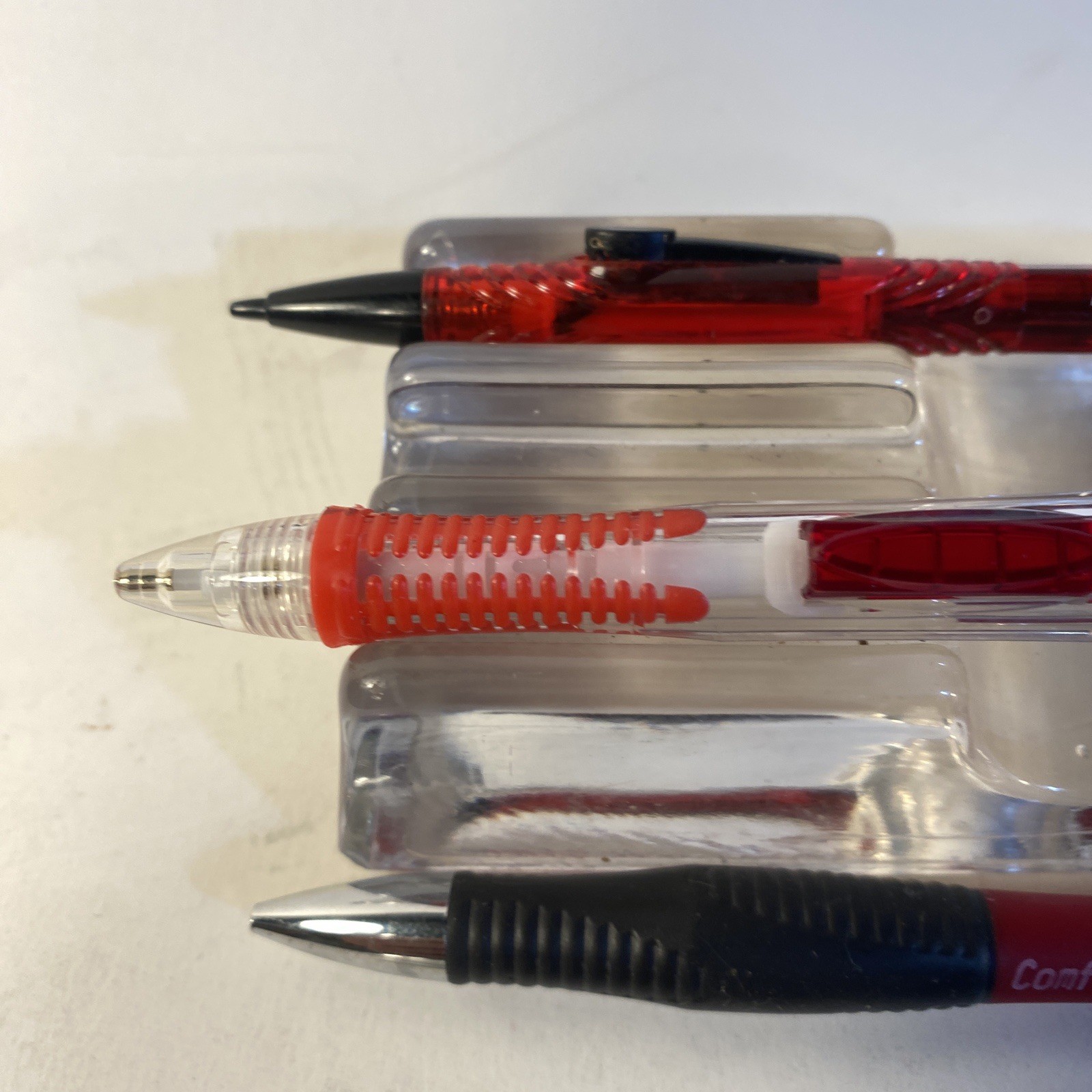 Papermate Clickster Clear Point Comfort Ultra Pencils Fine 0.5 Lot of 4 Vintage