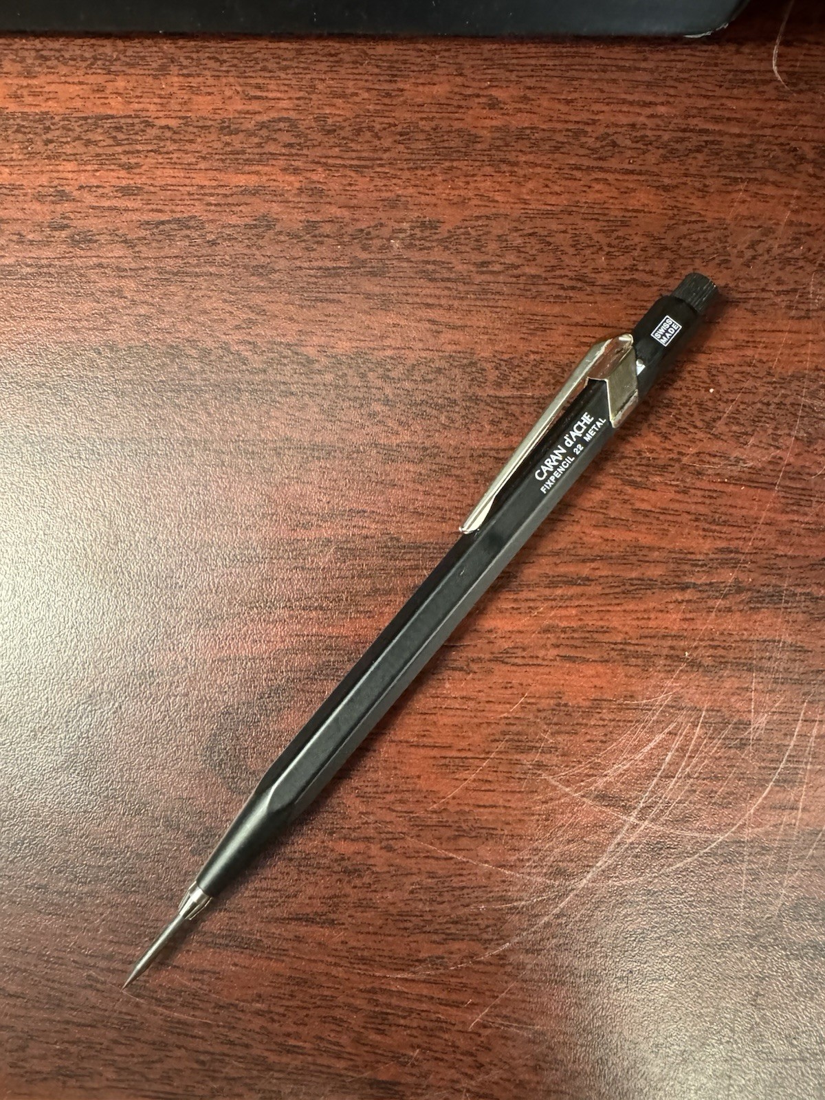Caran D’Ache Fixpencil 22 Metal Black Smooth Grip 2mm