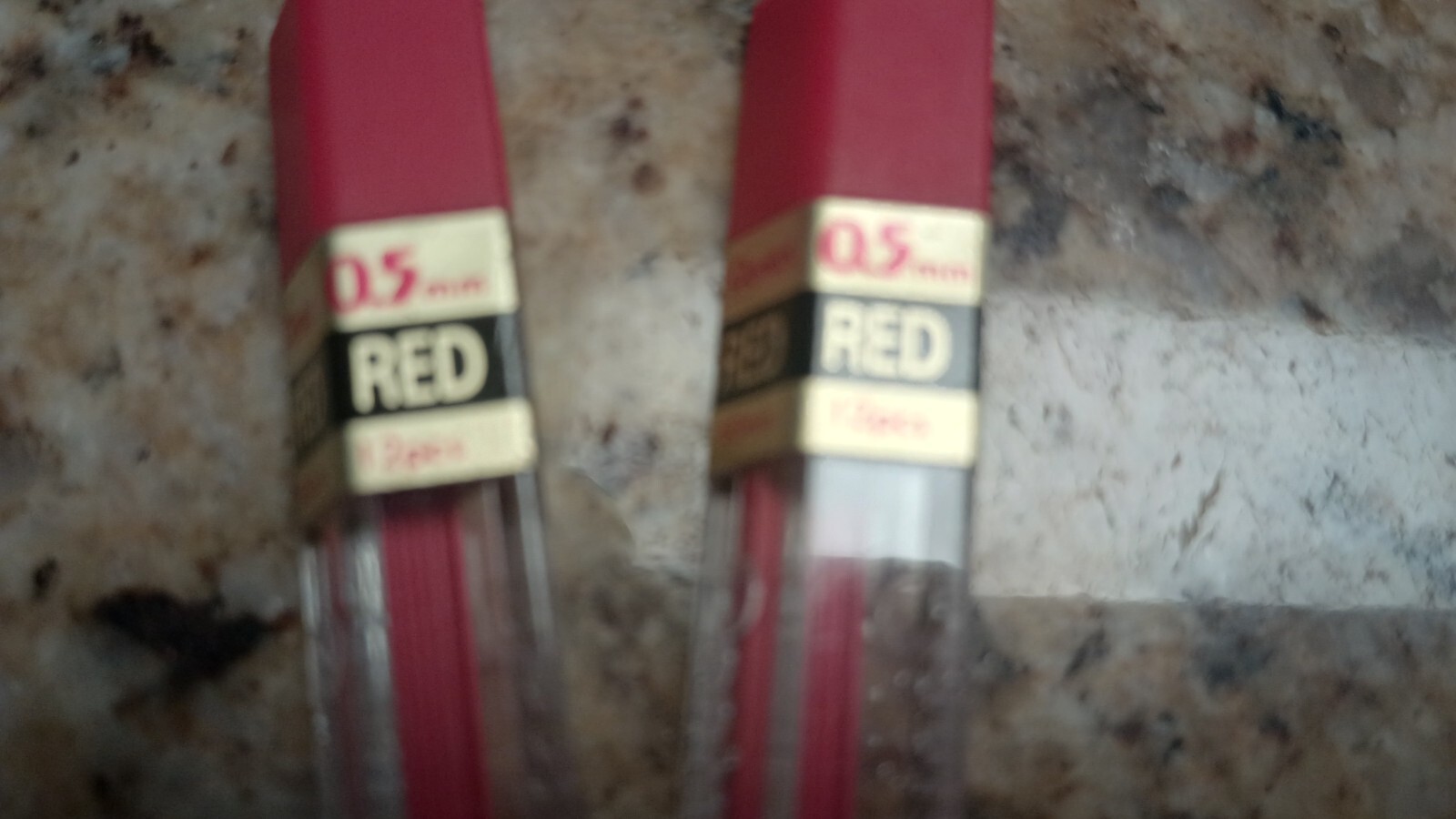 Lot 5 Vintage Spare Lead Pentel Regular0.7mm & Red 0.5mm Refill Mechanical Penci