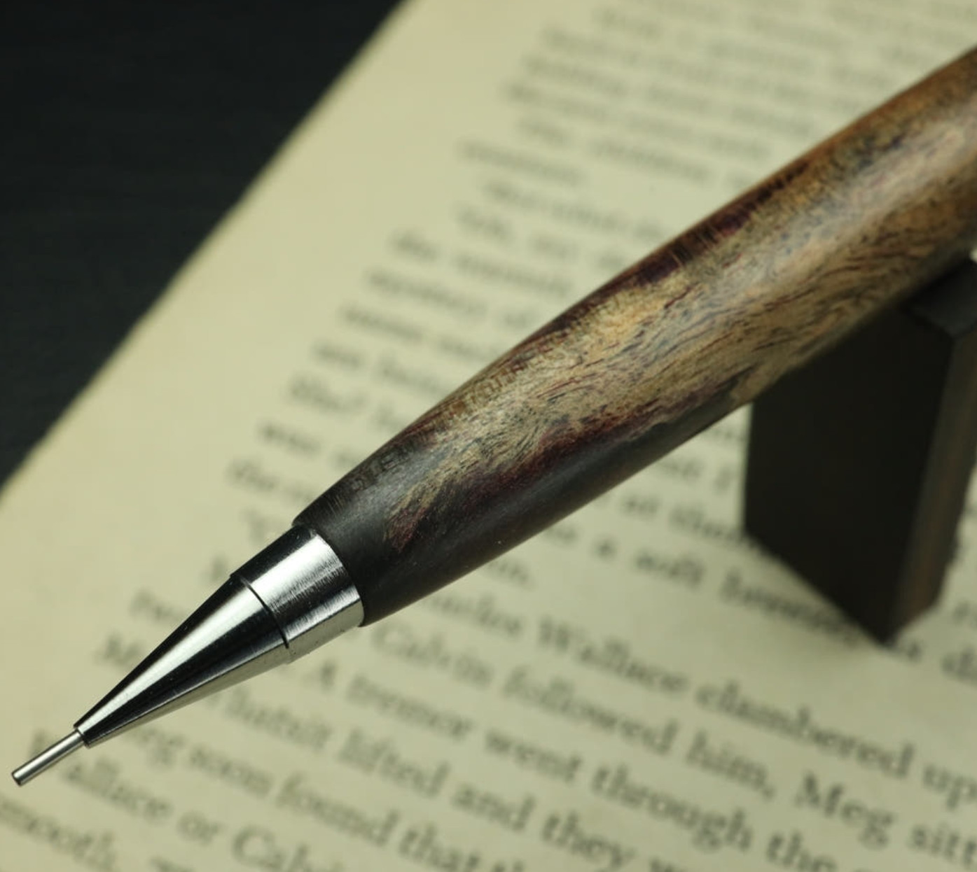 PENTEL PG5 Custom Mechanical Pencil Streamline Maple Burl Wood HANDMADE WOOD PEN