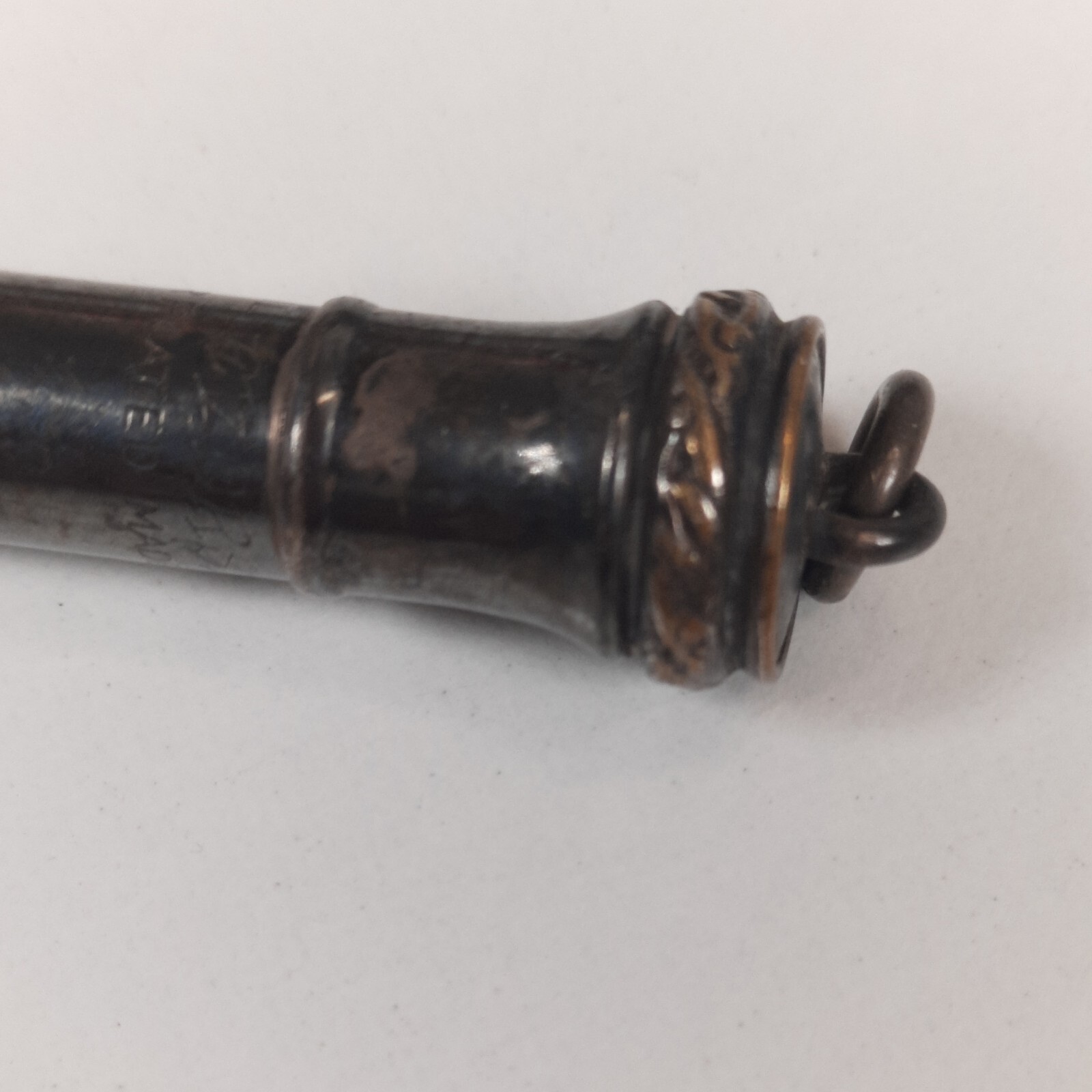 Vintage Wahl Eversharp ring top miniature mechanical pencil pendant Silver Plate