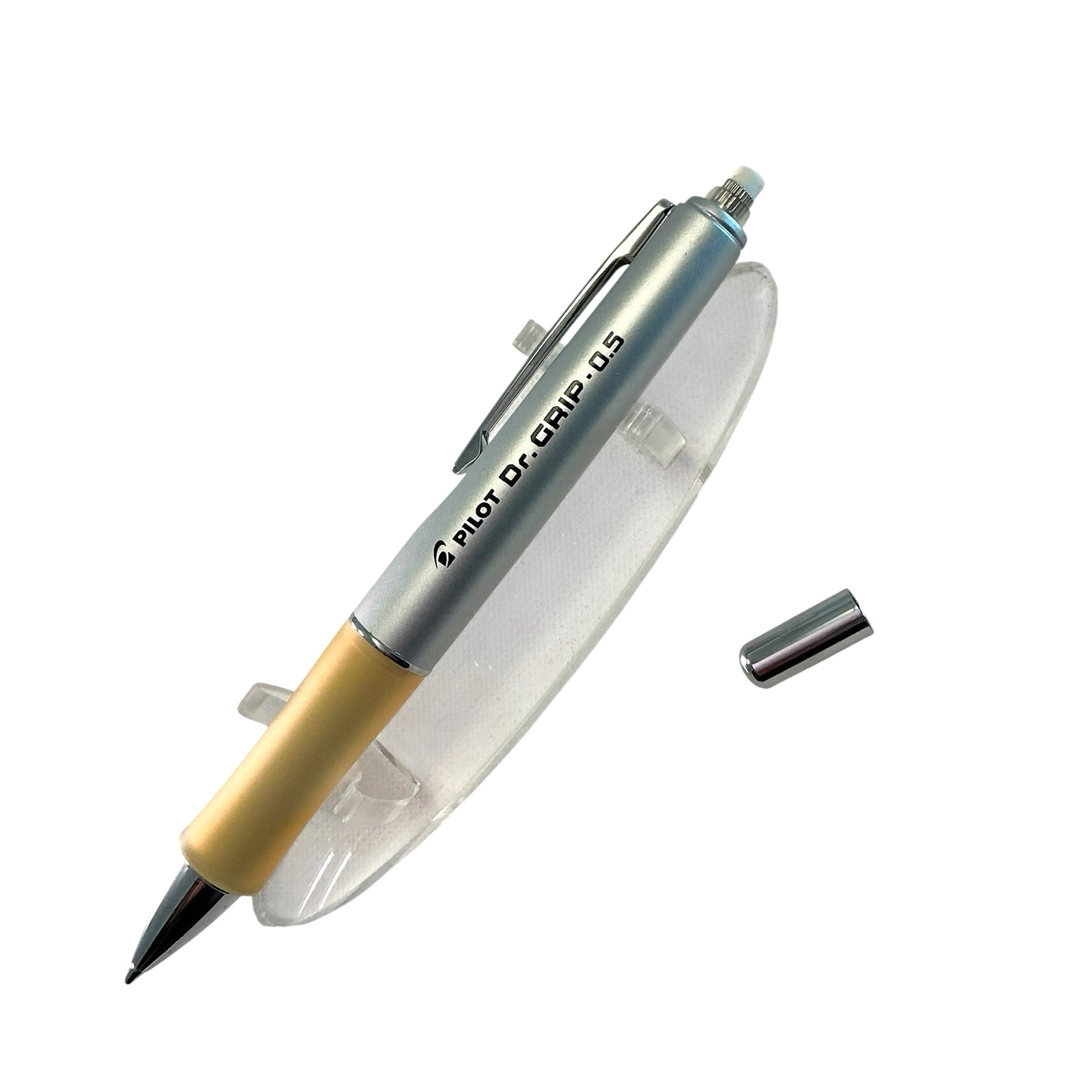 Pilot Dr Grip Mechanical Pencil 0.5 Metallic Silver Barrel VINTAGE