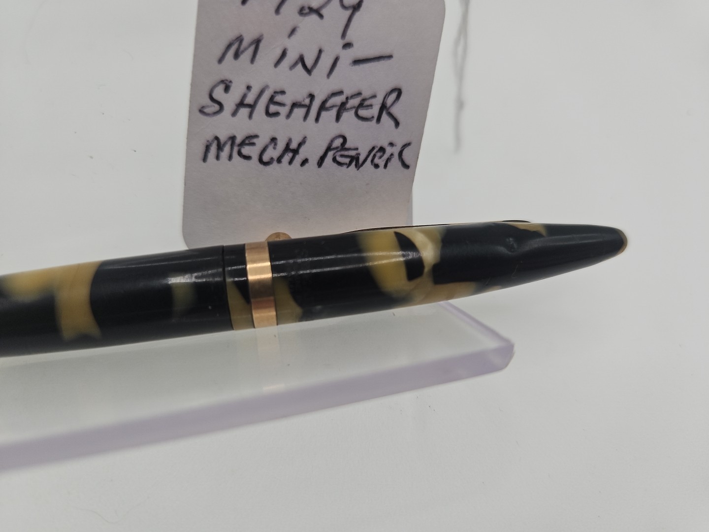 Sheaffer Lifetime Pearl & Black w/Gold Trim 1.1mm Mechanical Pencil – 1920”s