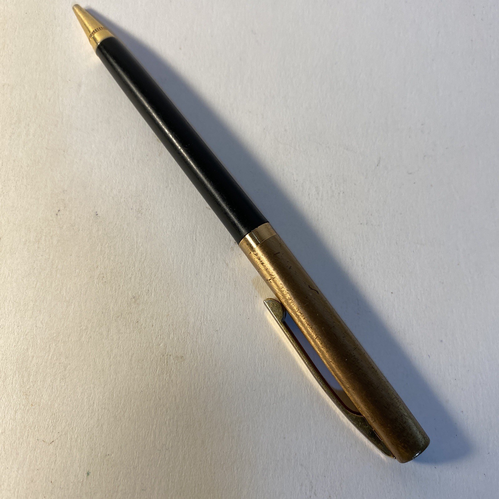 Vintage Rocket Mechanical Pencil Black & Gold