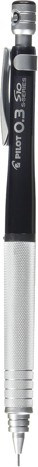 Pilot mechanical pencil S10 transparent black body 0.3mm lead (HPS-1SR-TB3)