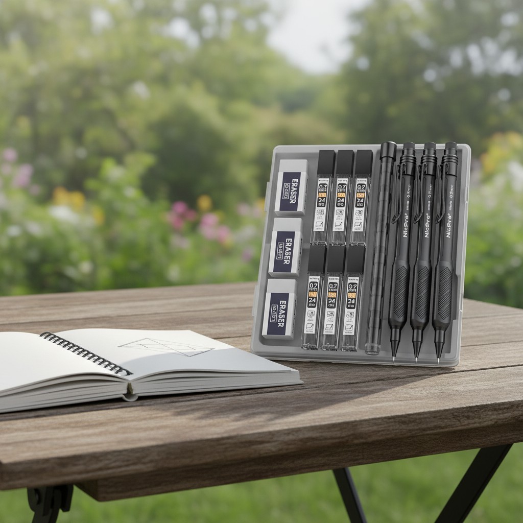 Durable Outdoor Mechanical Pencil Set – 0.7 mm, Perfect for Extreme Conditions