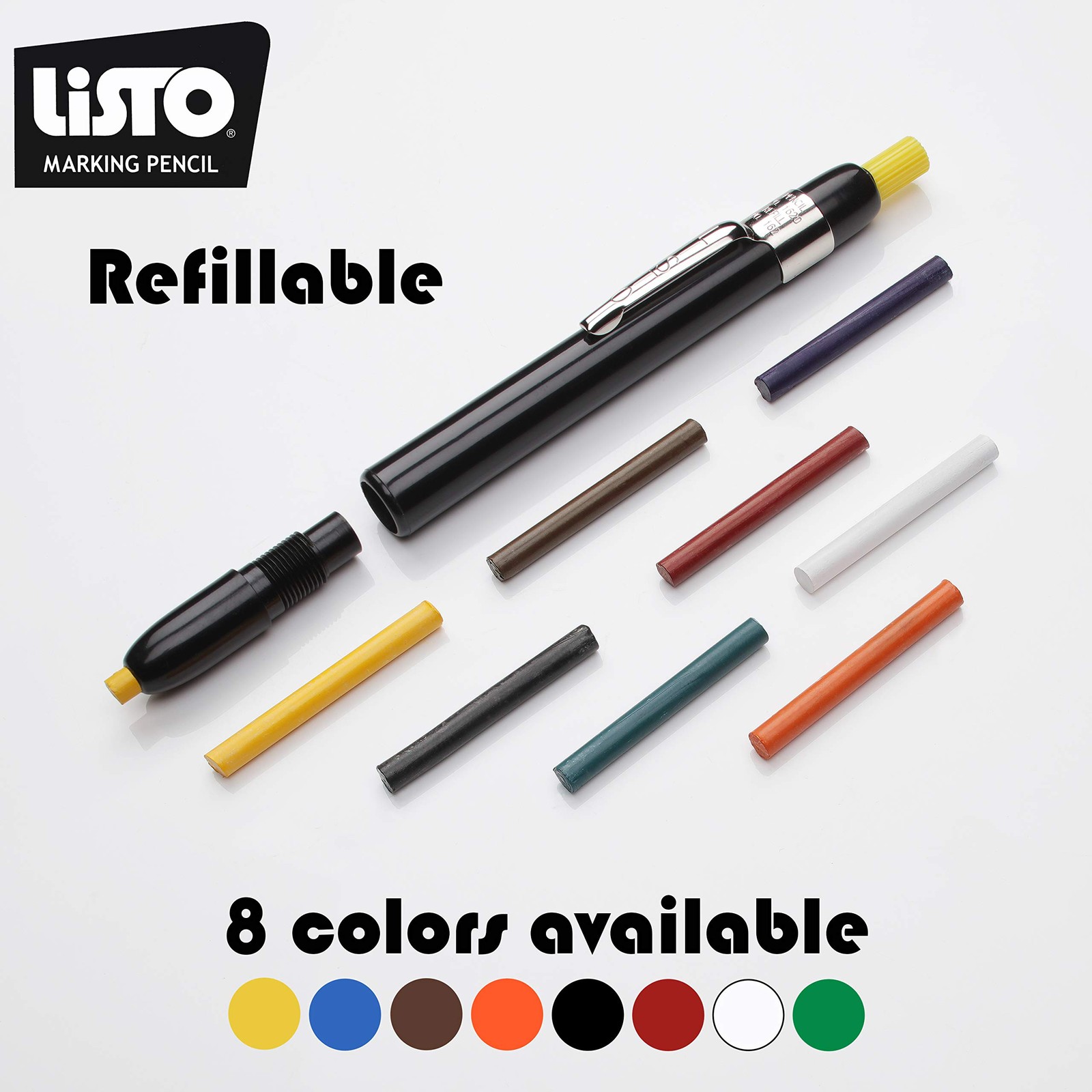 Listo Pencil Company – Refill Marking Lead Blue 72 count