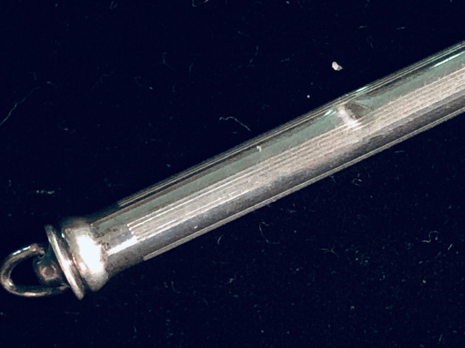 1920s Sterling Silver ladies Chatelaine pencil  Made by A T  3 1/2 inches
