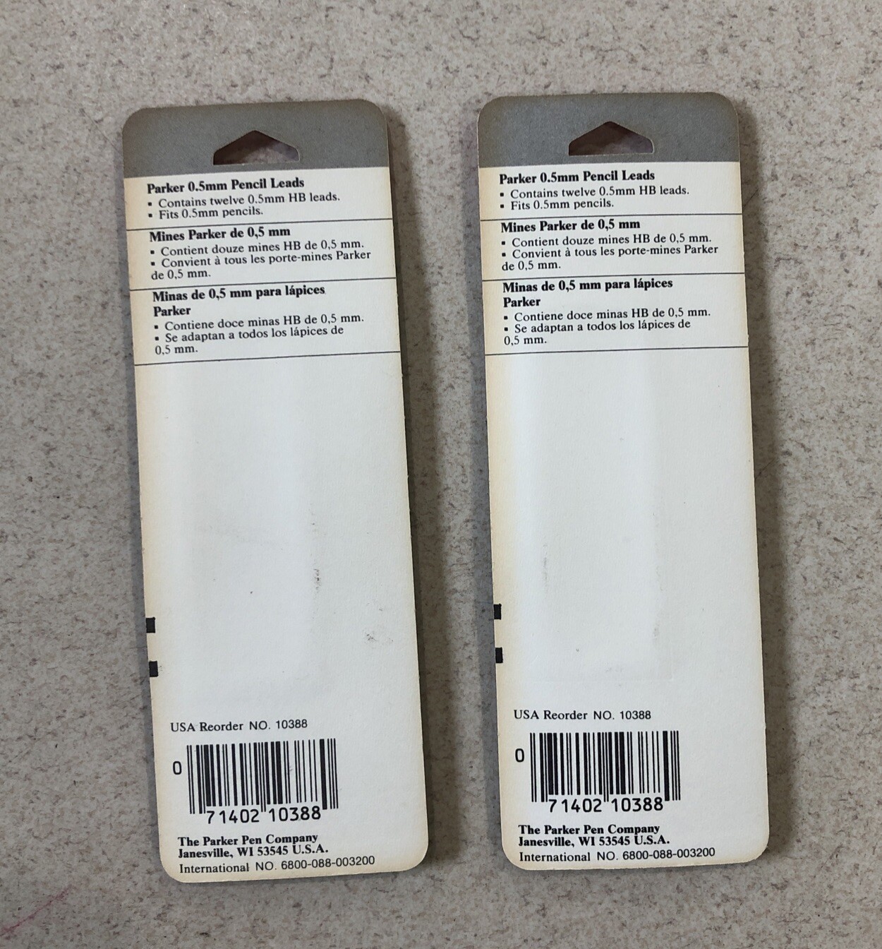 Parker Refillable Leads #10382 0.5 mm (2 Packs) 12 in each – NEW