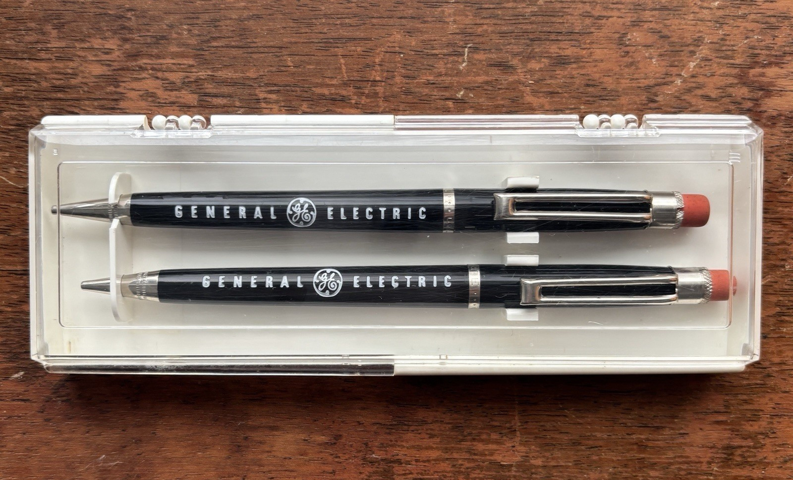 MCM GE General Electric All-Rite USA Mechanical Pencil Set – 1960s Vintage