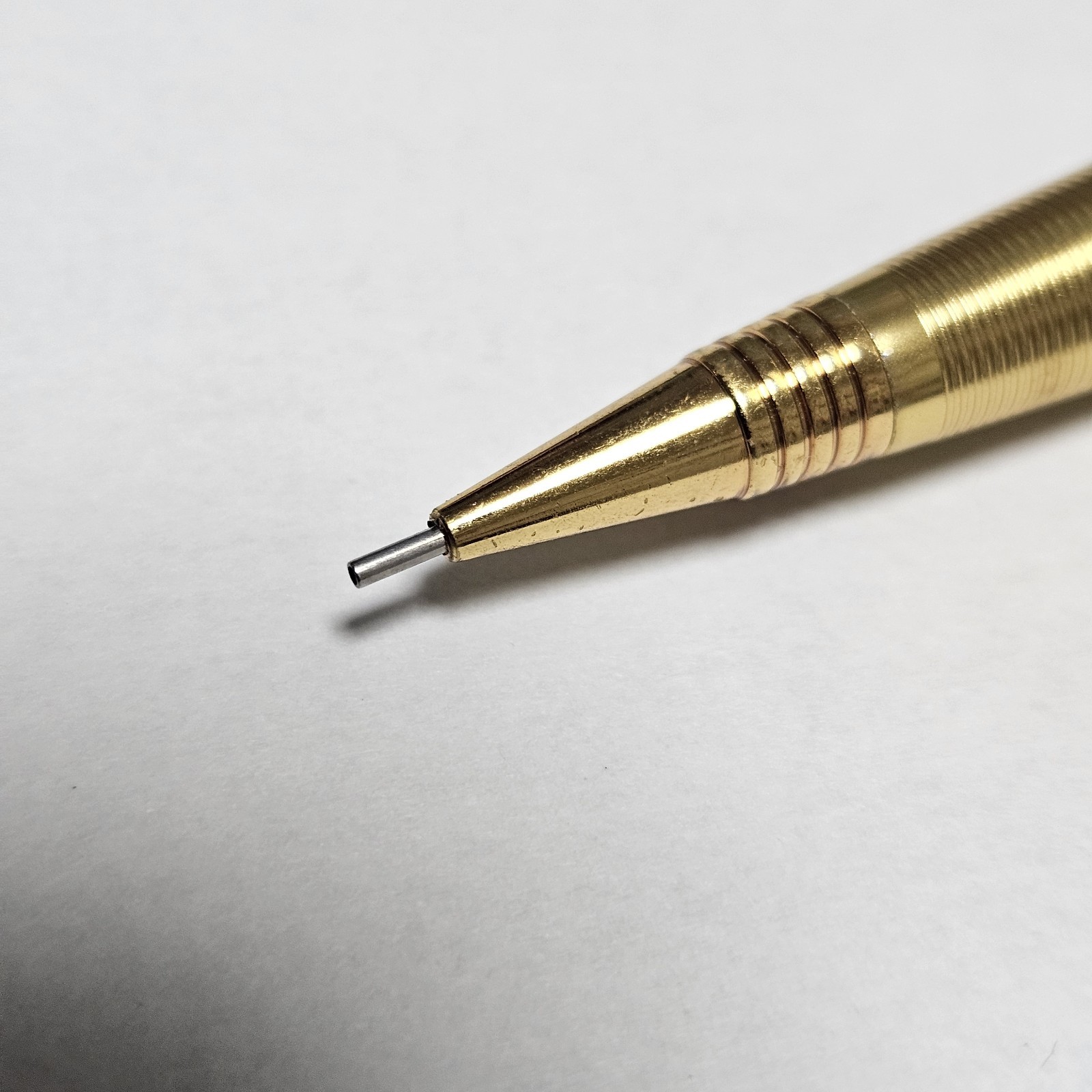 NOS Vintage OHTO Gold Striped Mechanical Pencil 0.5mm Discontinued Japan Rare